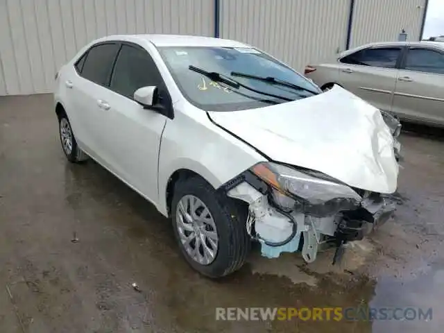 1 Photograph of a damaged car 5YFBURHE8KP919738 TOYOTA COROLLA 2019