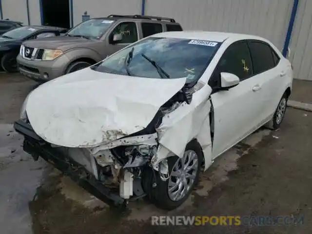 2 Photograph of a damaged car 5YFBURHE8KP919738 TOYOTA COROLLA 2019