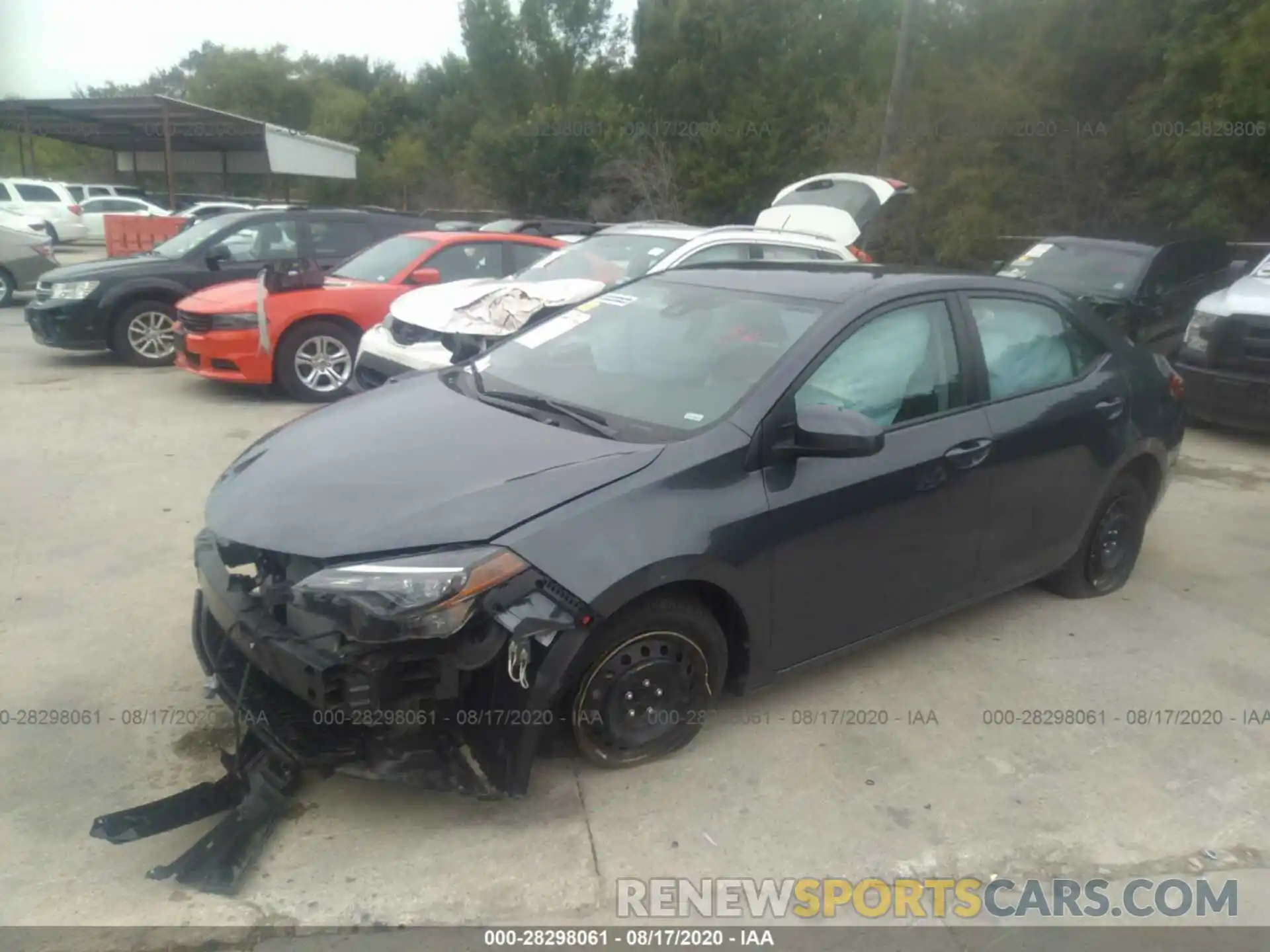 2 Photograph of a damaged car 5YFBURHE8KP919870 TOYOTA COROLLA 2019