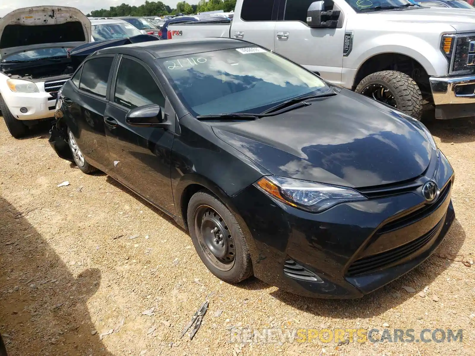 1 Photograph of a damaged car 5YFBURHE8KP920002 TOYOTA COROLLA 2019