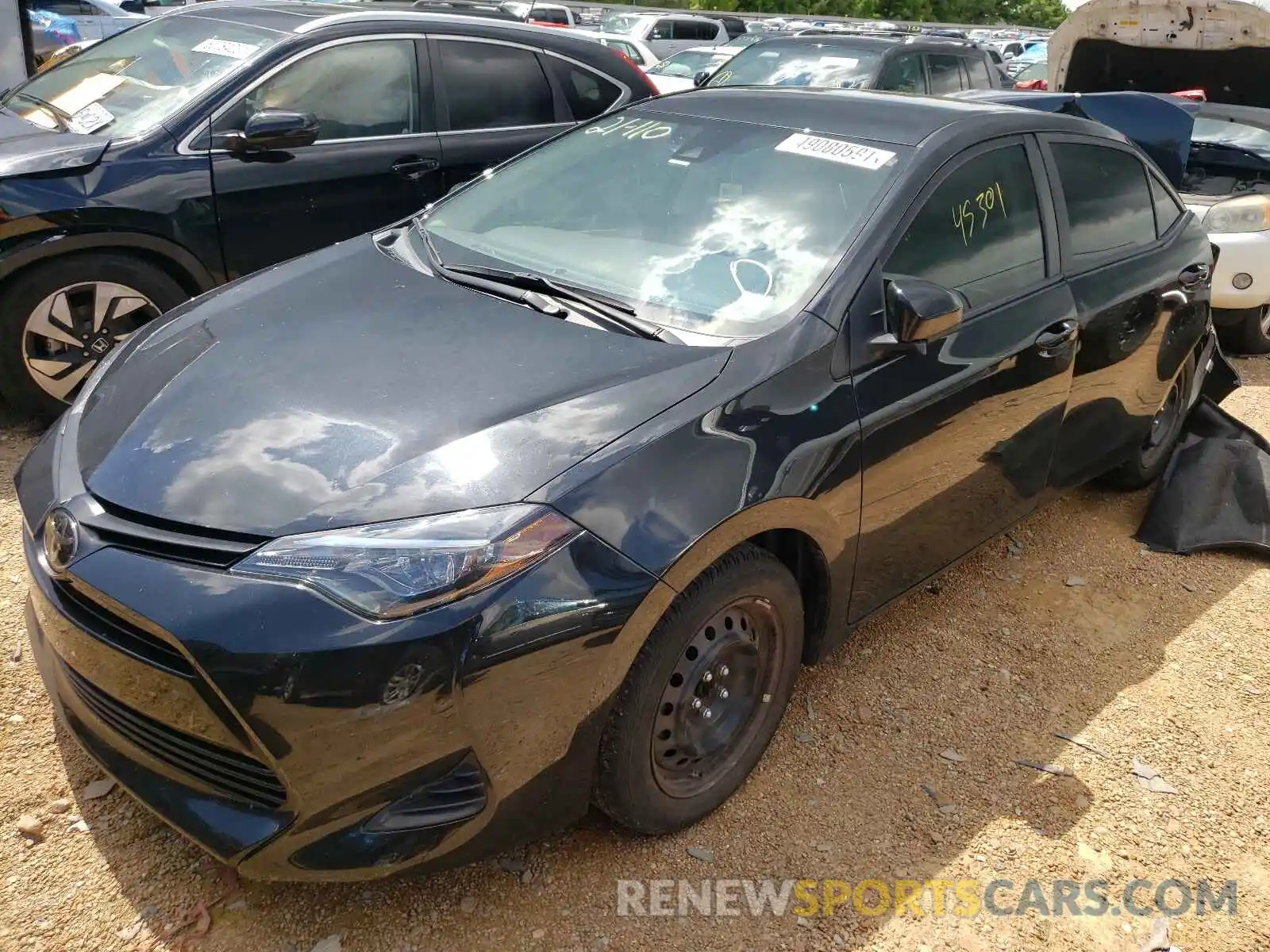 2 Photograph of a damaged car 5YFBURHE8KP920002 TOYOTA COROLLA 2019