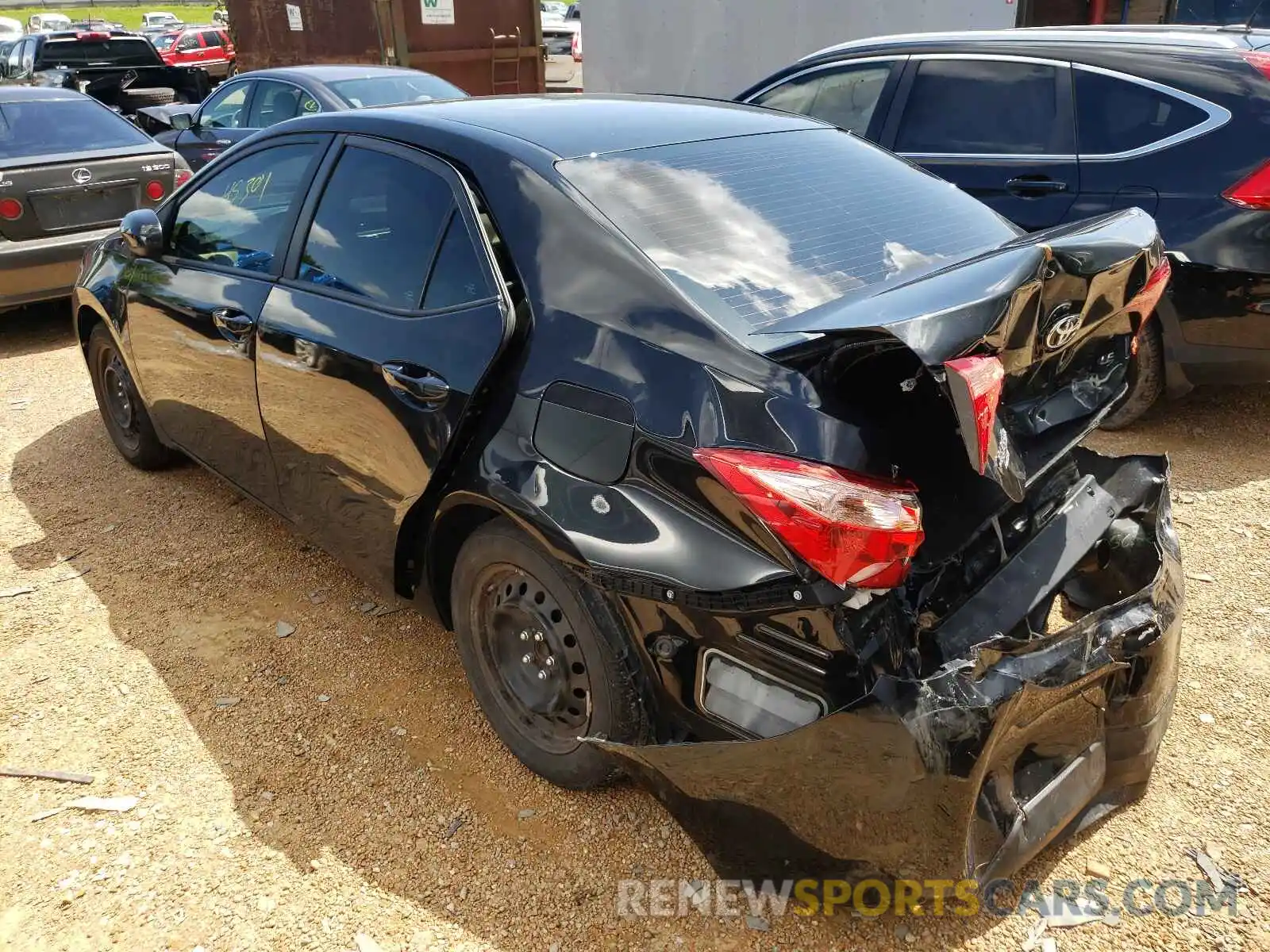 3 Photograph of a damaged car 5YFBURHE8KP920002 TOYOTA COROLLA 2019