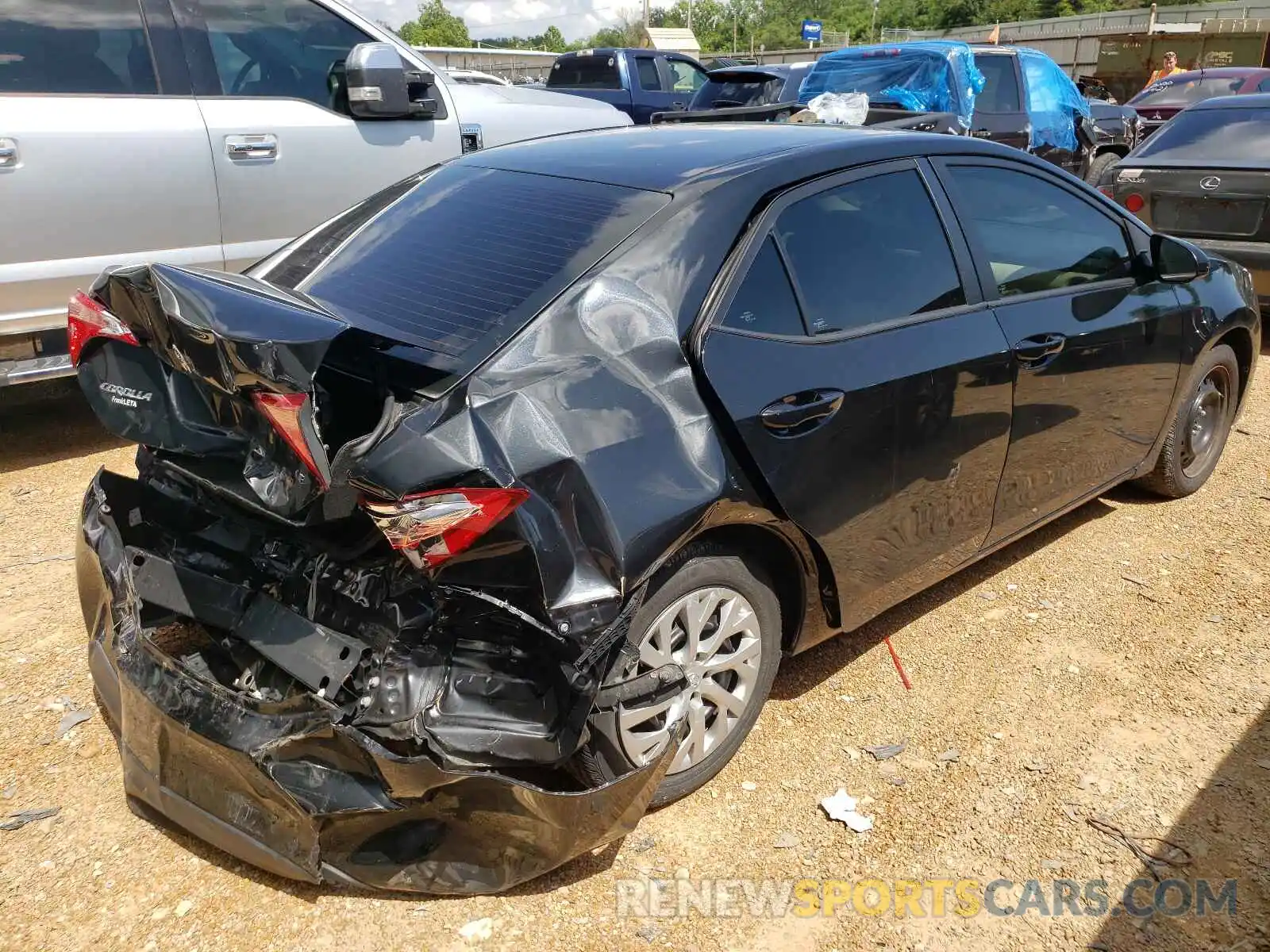 4 Photograph of a damaged car 5YFBURHE8KP920002 TOYOTA COROLLA 2019