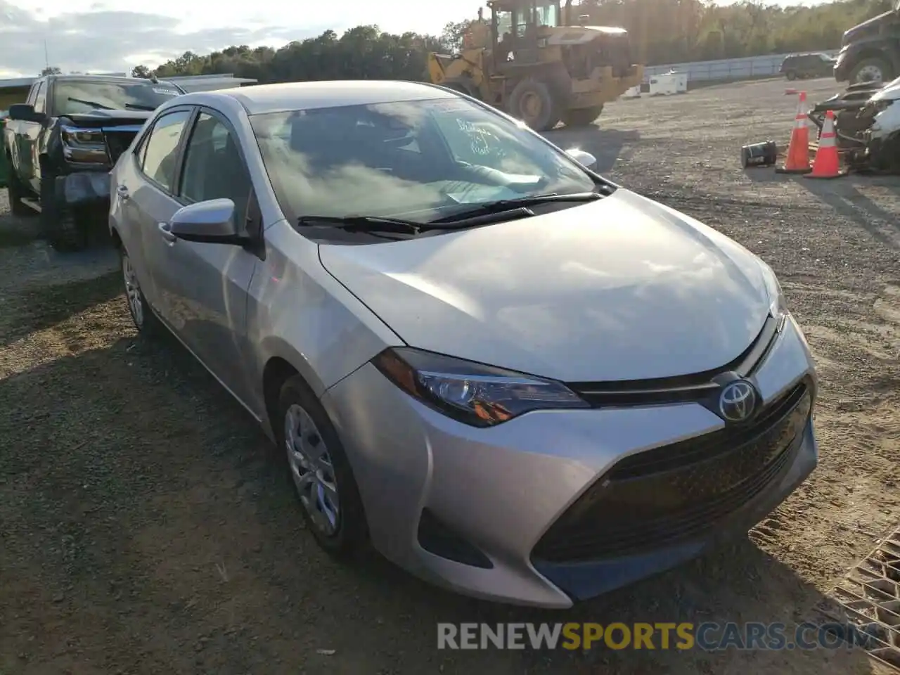 1 Photograph of a damaged car 5YFBURHE8KP920761 TOYOTA COROLLA 2019