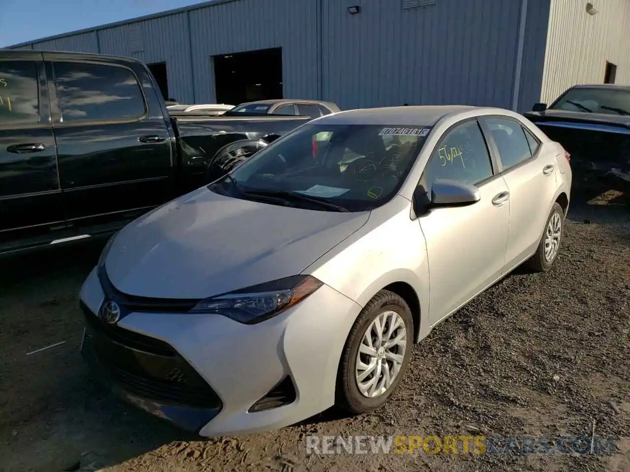 2 Photograph of a damaged car 5YFBURHE8KP920761 TOYOTA COROLLA 2019