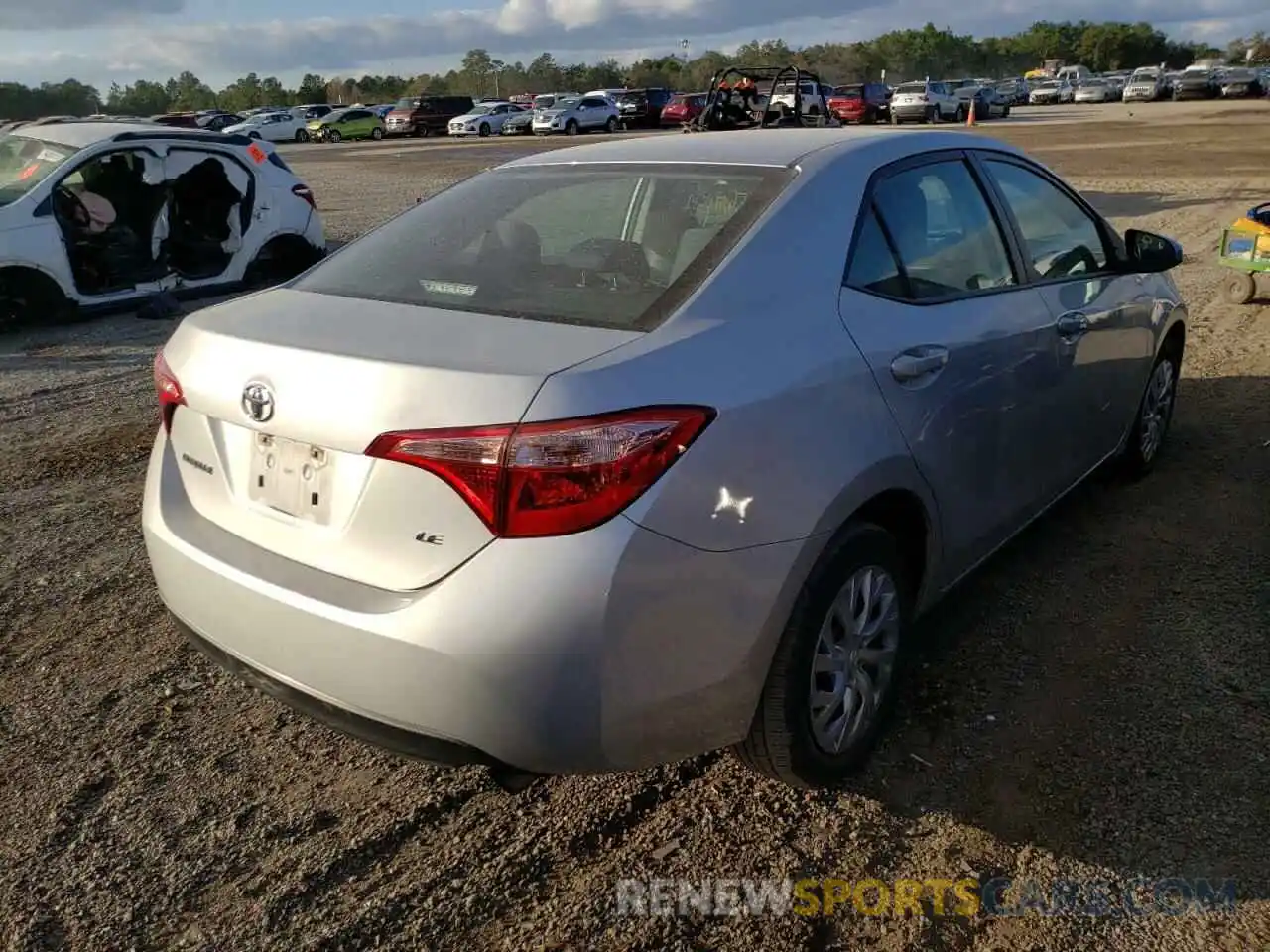 4 Photograph of a damaged car 5YFBURHE8KP920761 TOYOTA COROLLA 2019