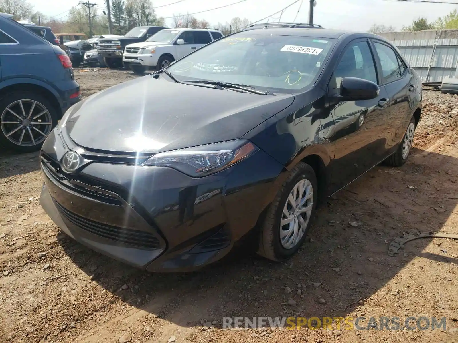 2 Photograph of a damaged car 5YFBURHE8KP921022 TOYOTA COROLLA 2019