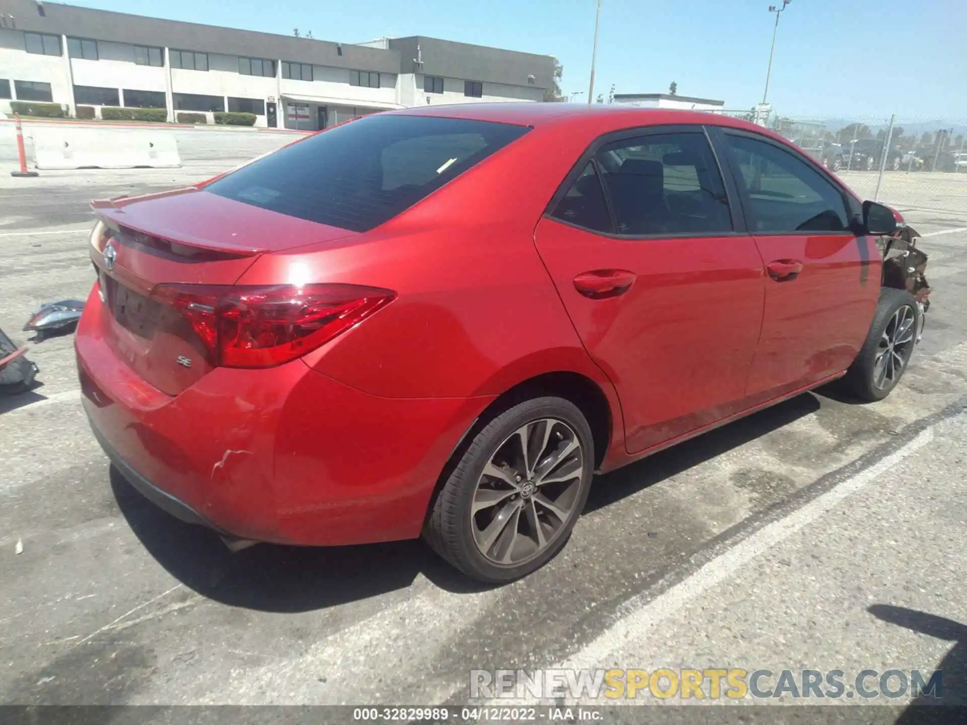 4 Photograph of a damaged car 5YFBURHE8KP921084 TOYOTA COROLLA 2019