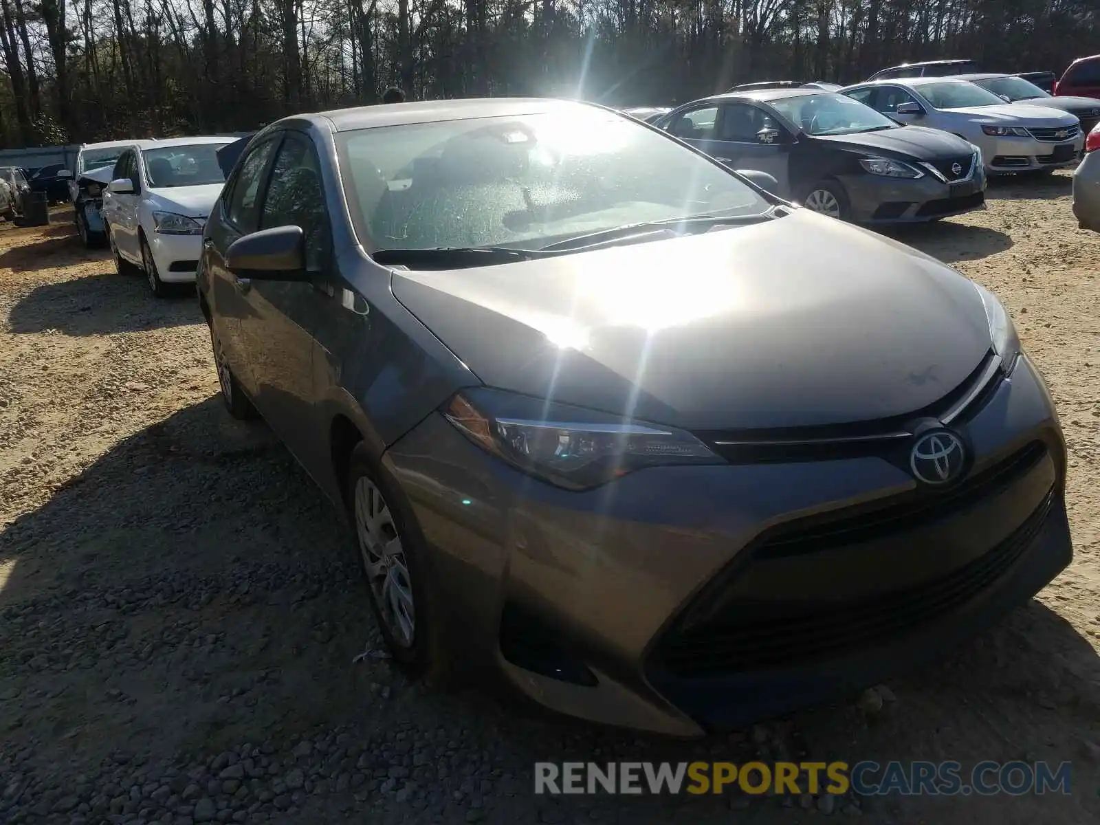 1 Photograph of a damaged car 5YFBURHE8KP921165 TOYOTA COROLLA 2019