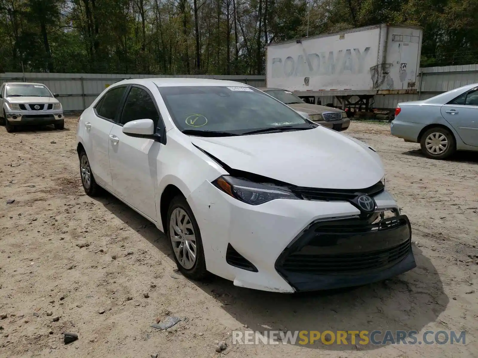 1 Photograph of a damaged car 5YFBURHE8KP921568 TOYOTA COROLLA 2019