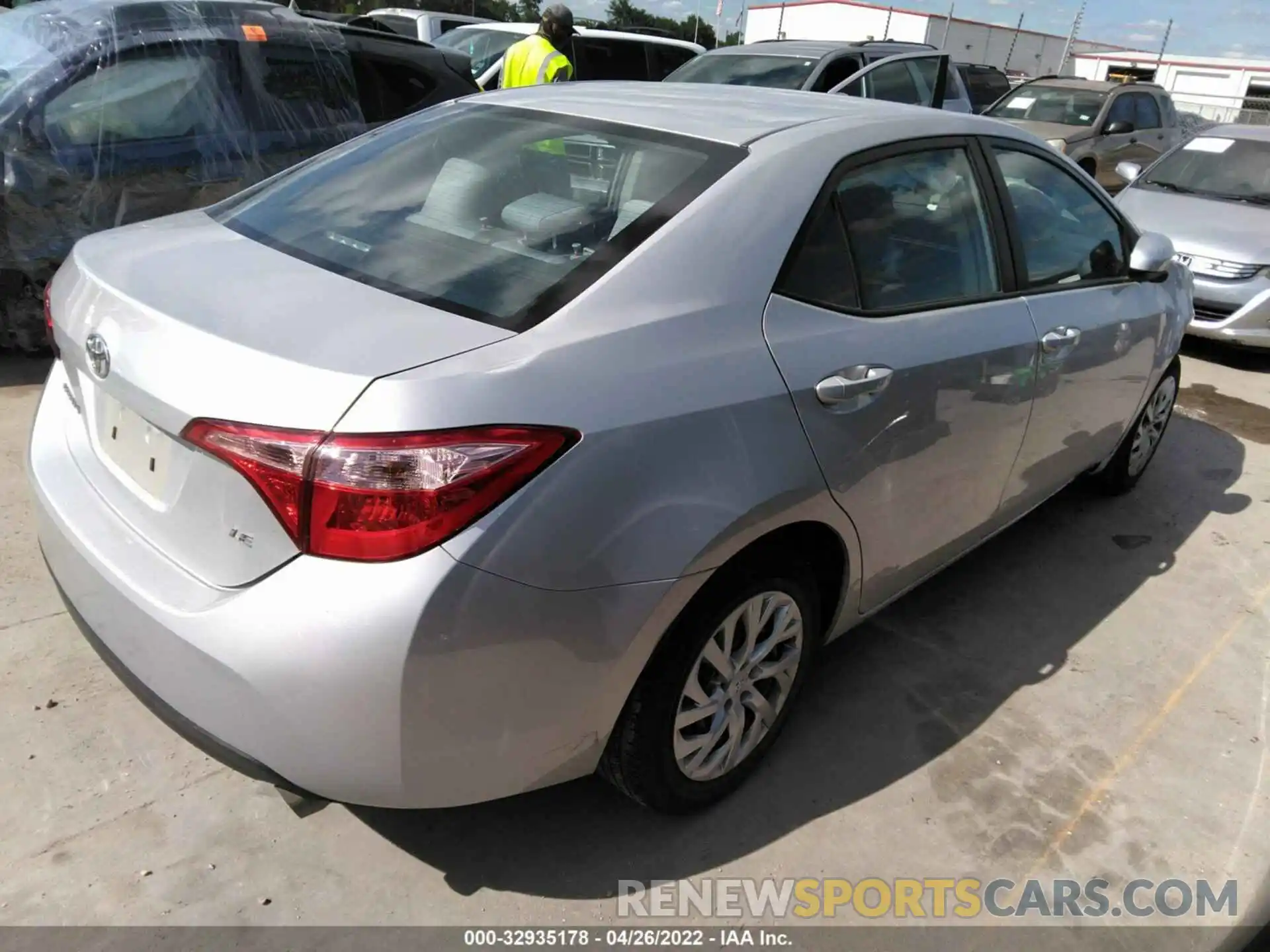 4 Photograph of a damaged car 5YFBURHE8KP921716 TOYOTA COROLLA 2019