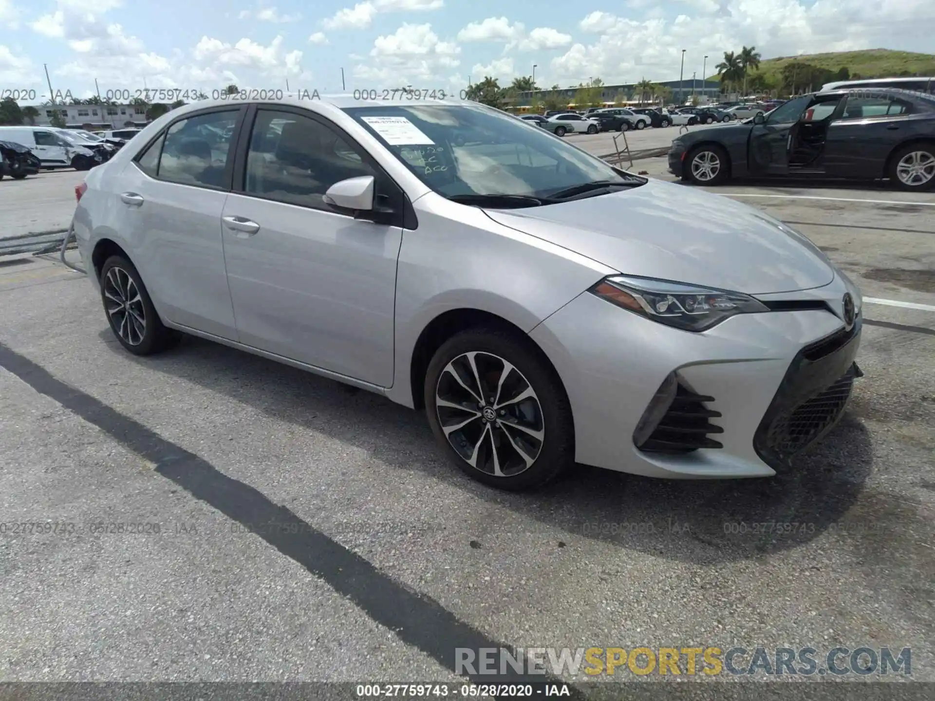 1 Photograph of a damaged car 5YFBURHE8KP921733 TOYOTA COROLLA 2019