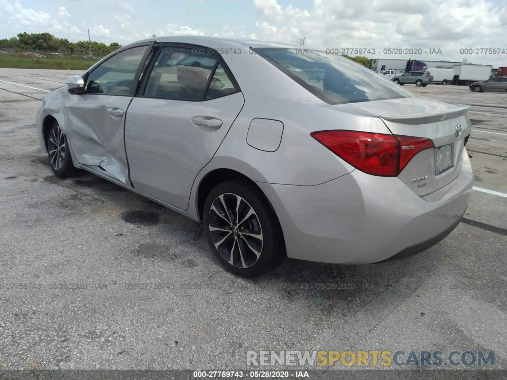 3 Photograph of a damaged car 5YFBURHE8KP921733 TOYOTA COROLLA 2019