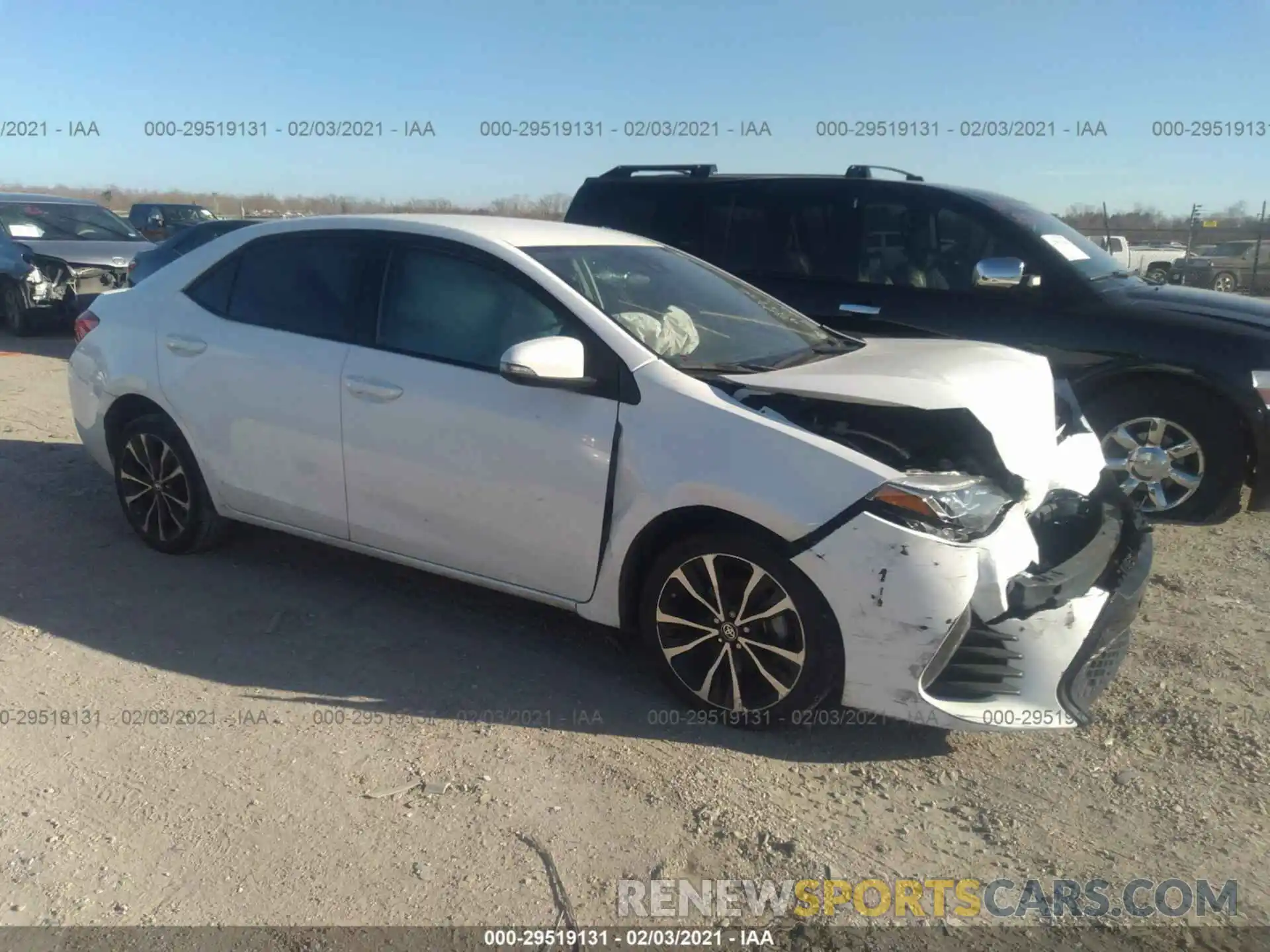 1 Photograph of a damaged car 5YFBURHE8KP922736 TOYOTA COROLLA 2019