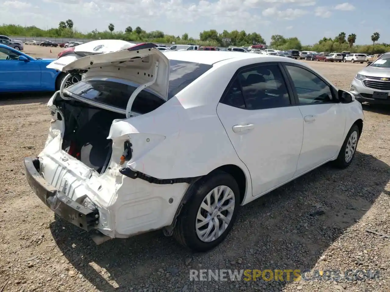 4 Photograph of a damaged car 5YFBURHE8KP922963 TOYOTA COROLLA 2019