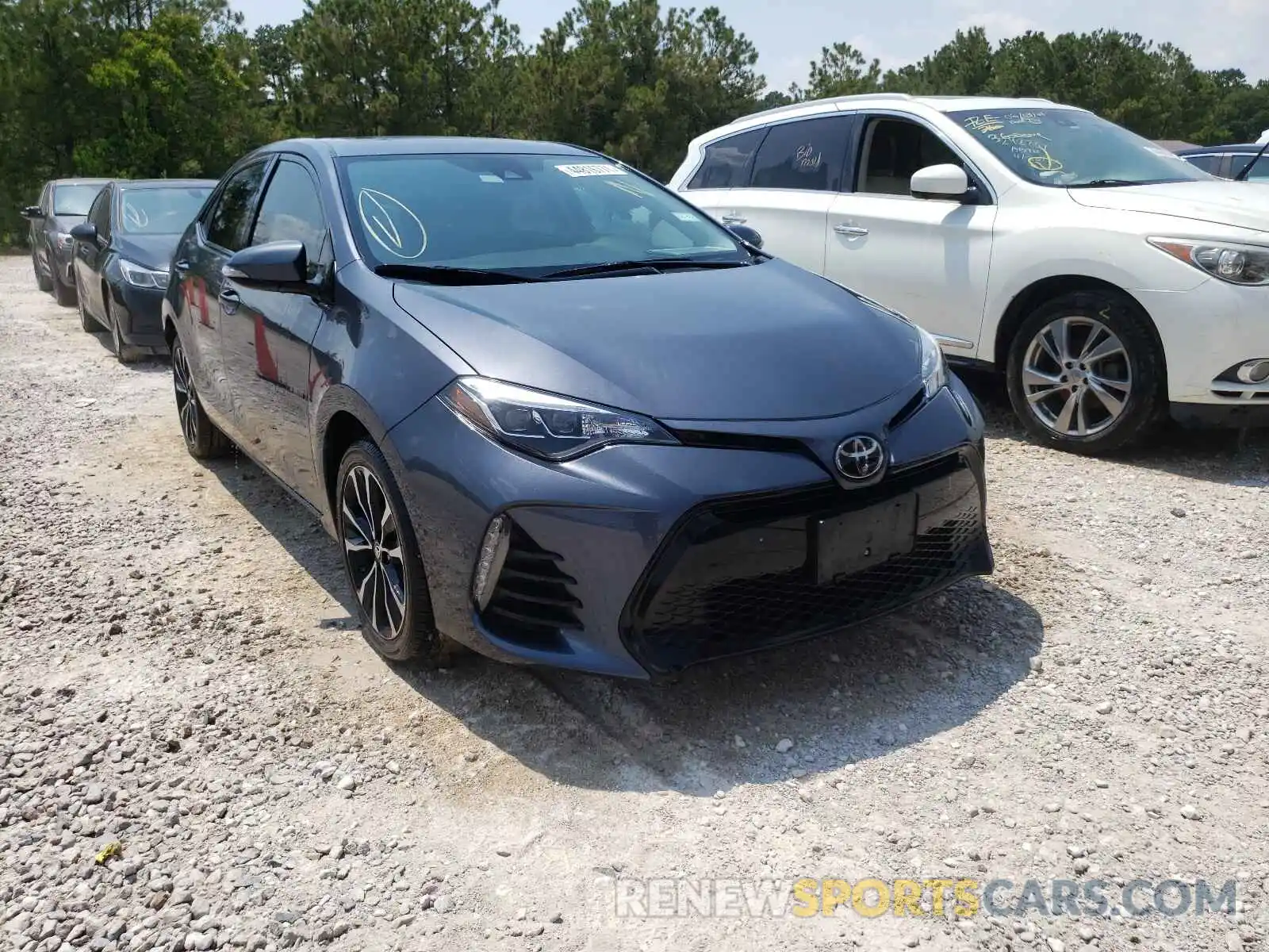 1 Photograph of a damaged car 5YFBURHE8KP923031 TOYOTA COROLLA 2019