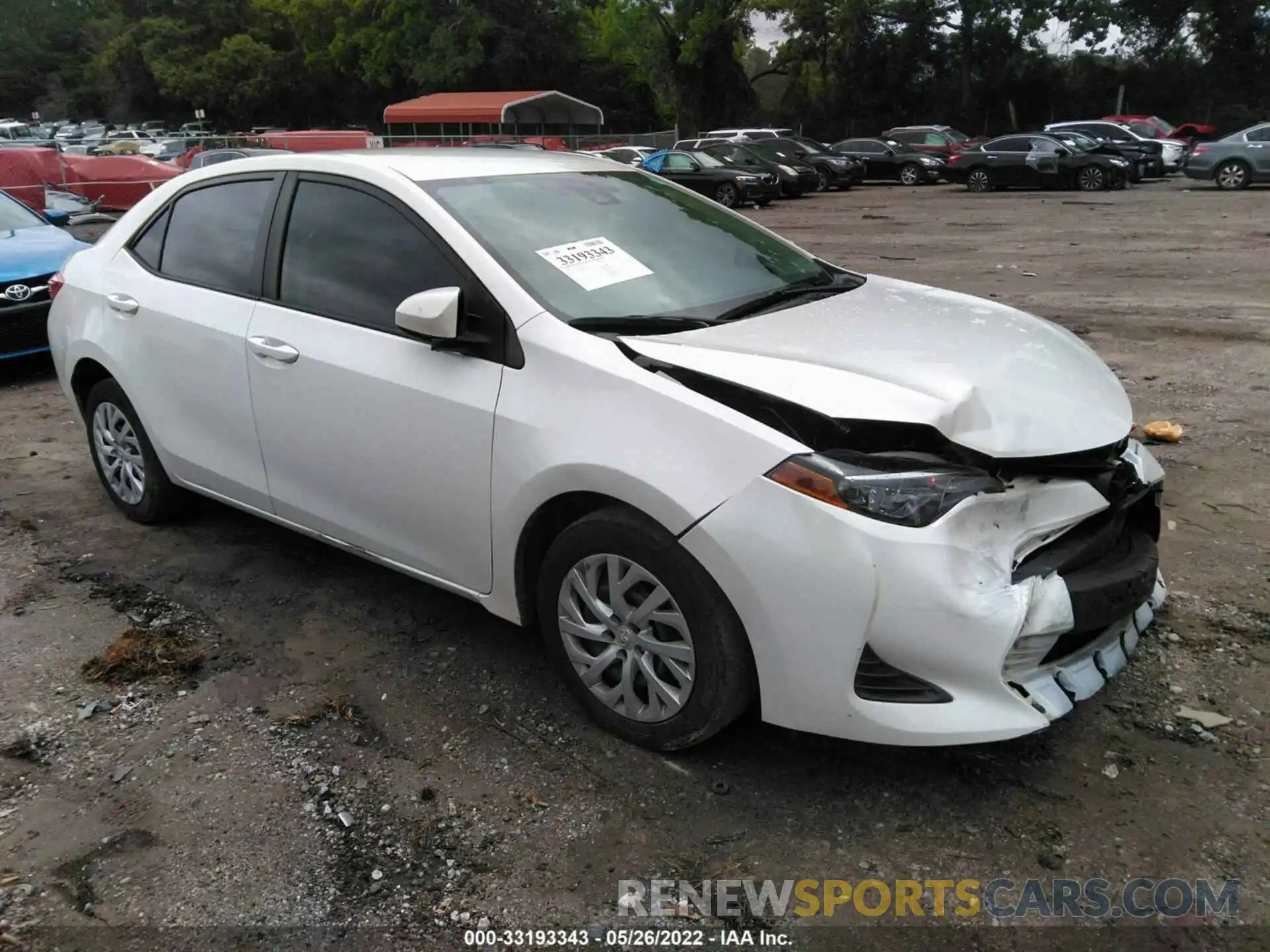 1 Photograph of a damaged car 5YFBURHE8KP923286 TOYOTA COROLLA 2019