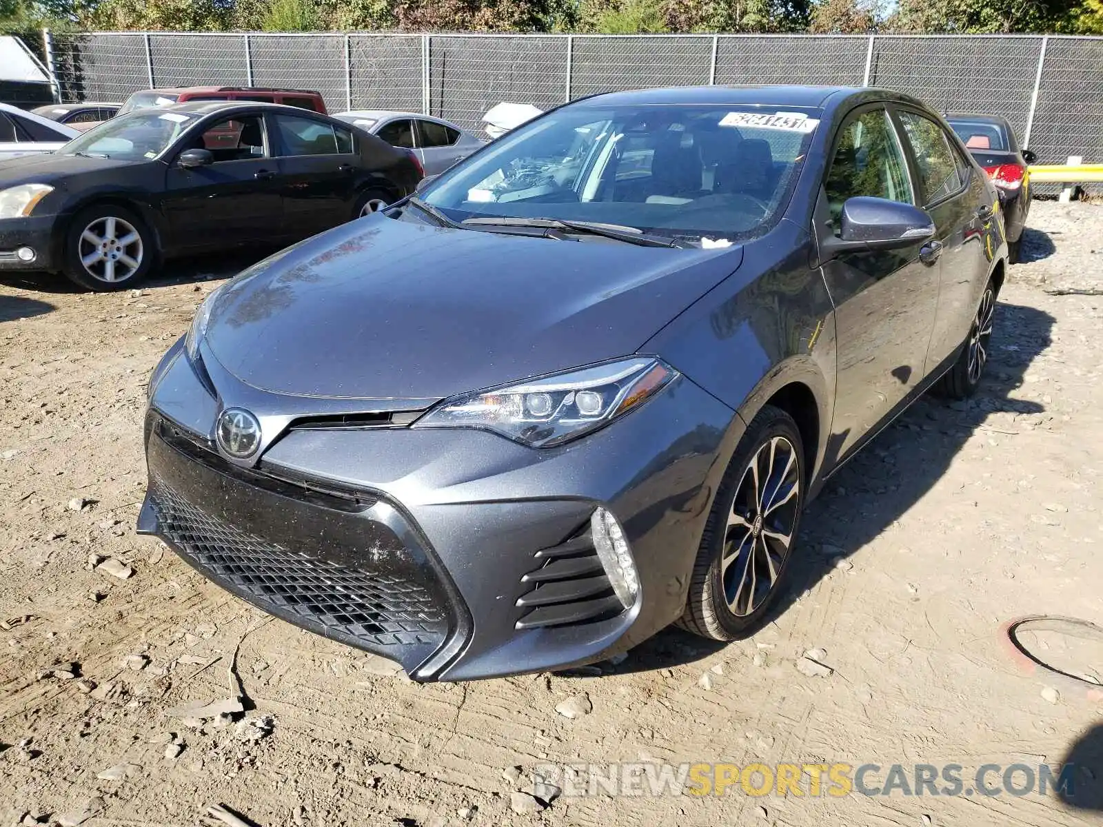 2 Photograph of a damaged car 5YFBURHE8KP923448 TOYOTA COROLLA 2019