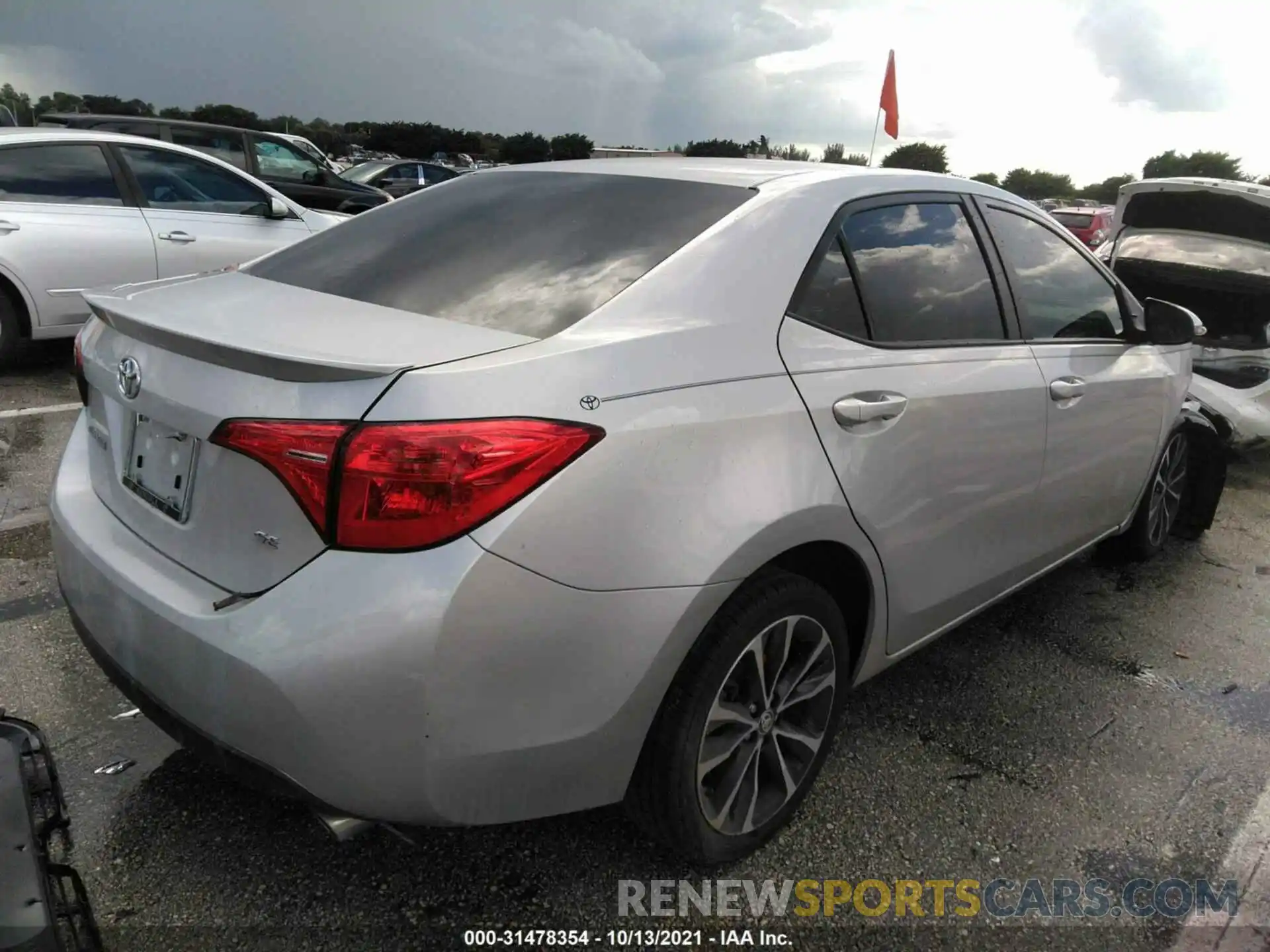 4 Photograph of a damaged car 5YFBURHE8KP923546 TOYOTA COROLLA 2019