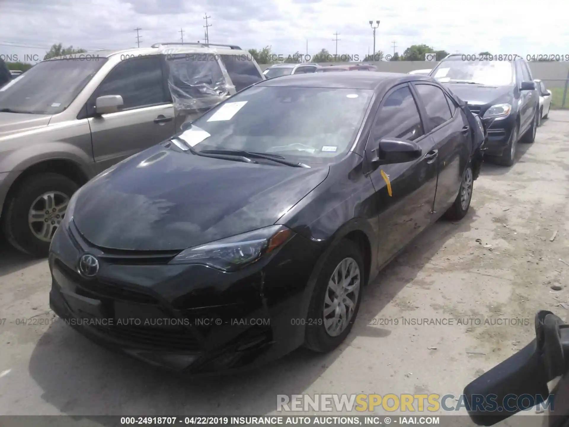 2 Photograph of a damaged car 5YFBURHE8KP924194 TOYOTA COROLLA 2019