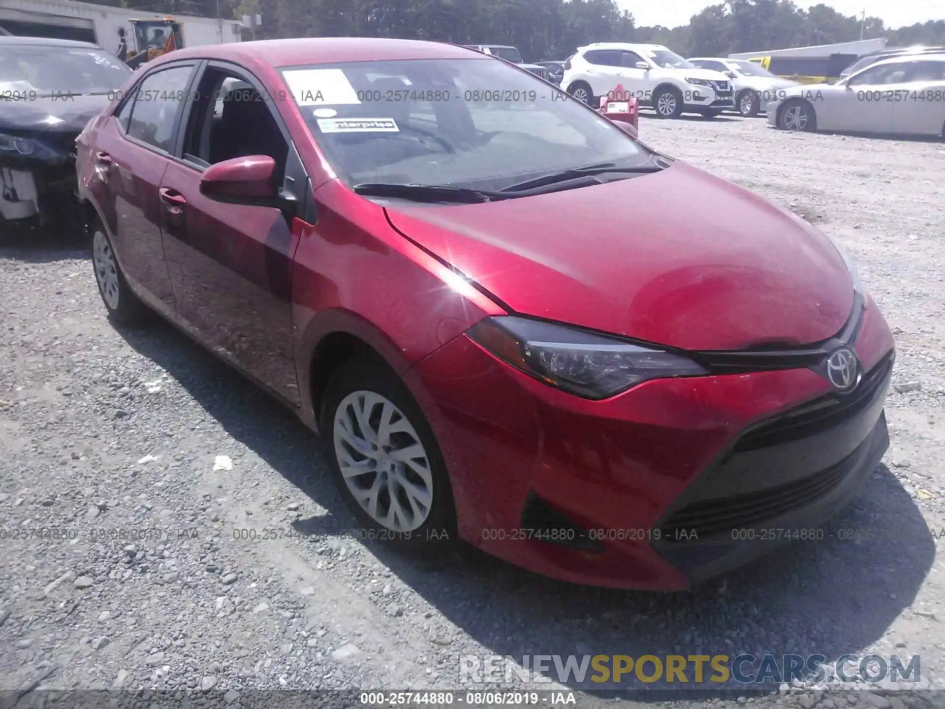 1 Photograph of a damaged car 5YFBURHE8KP924910 TOYOTA COROLLA 2019