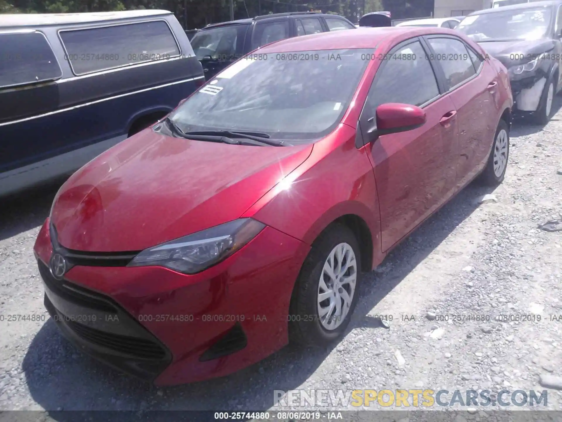 2 Photograph of a damaged car 5YFBURHE8KP924910 TOYOTA COROLLA 2019