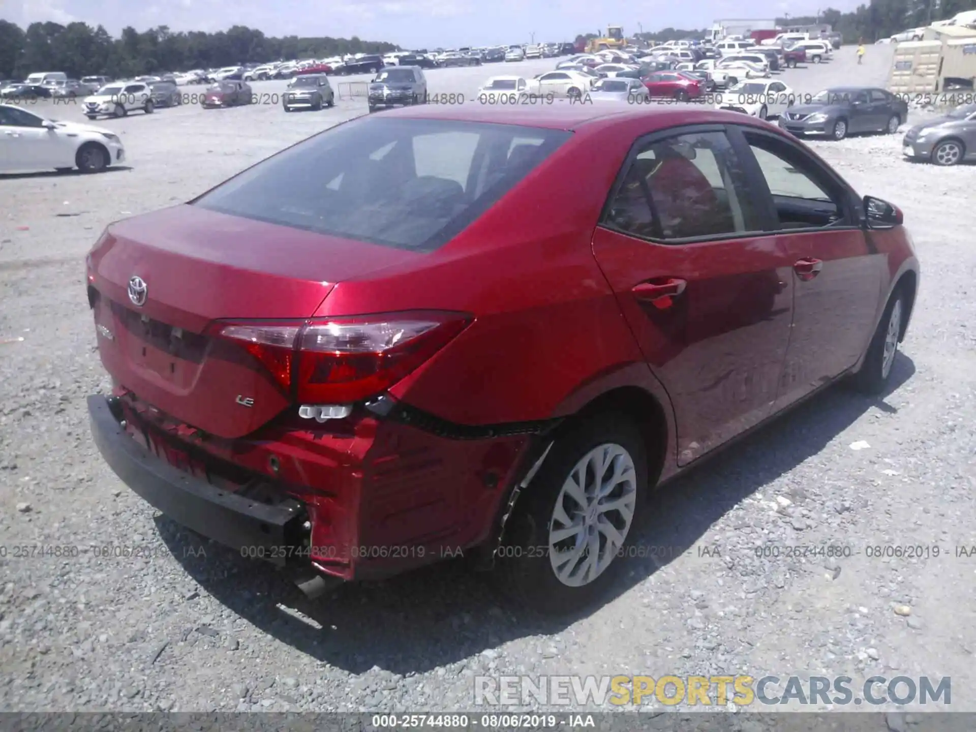 4 Photograph of a damaged car 5YFBURHE8KP924910 TOYOTA COROLLA 2019