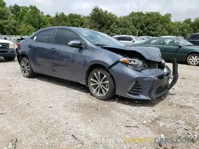 1 Photograph of a damaged car 5YFBURHE8KP925507 TOYOTA COROLLA 2019