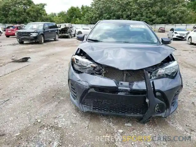 9 Photograph of a damaged car 5YFBURHE8KP925507 TOYOTA COROLLA 2019