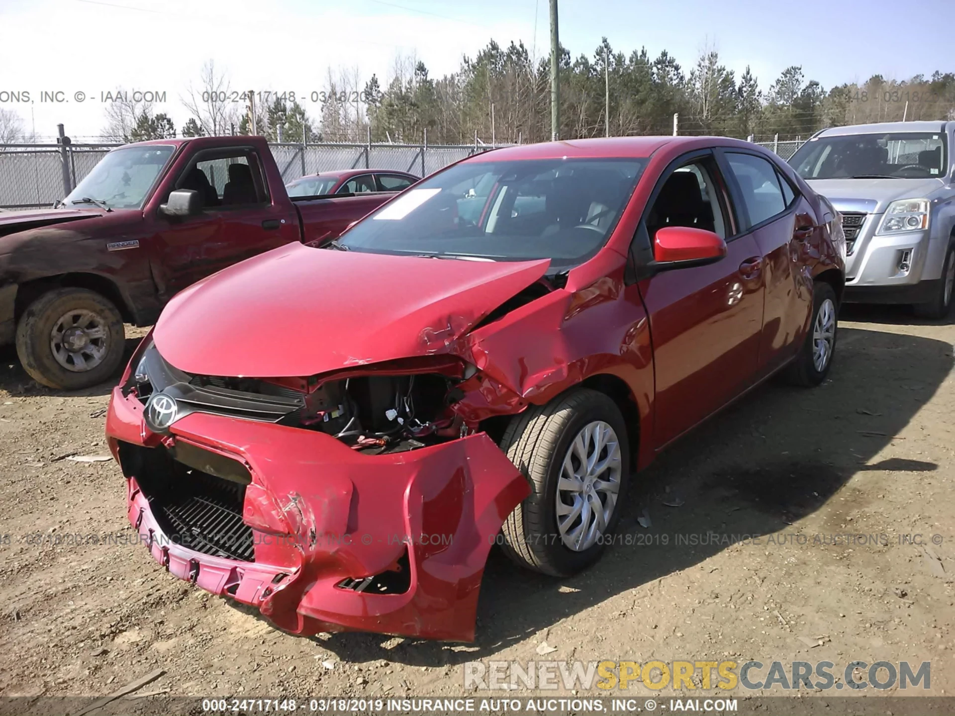 2 Photograph of a damaged car 5YFBURHE8KP925586 TOYOTA COROLLA 2019