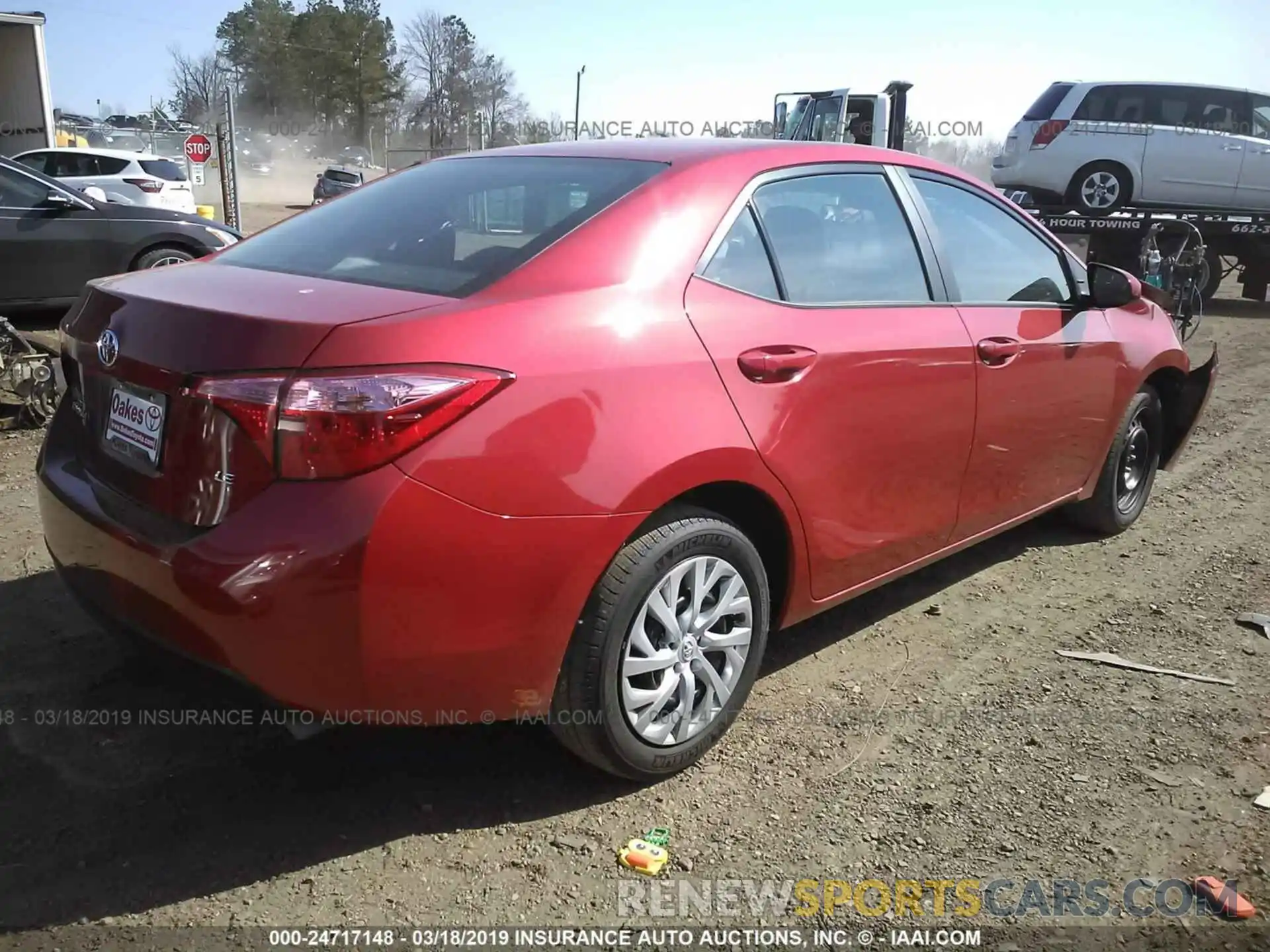 4 Photograph of a damaged car 5YFBURHE8KP925586 TOYOTA COROLLA 2019