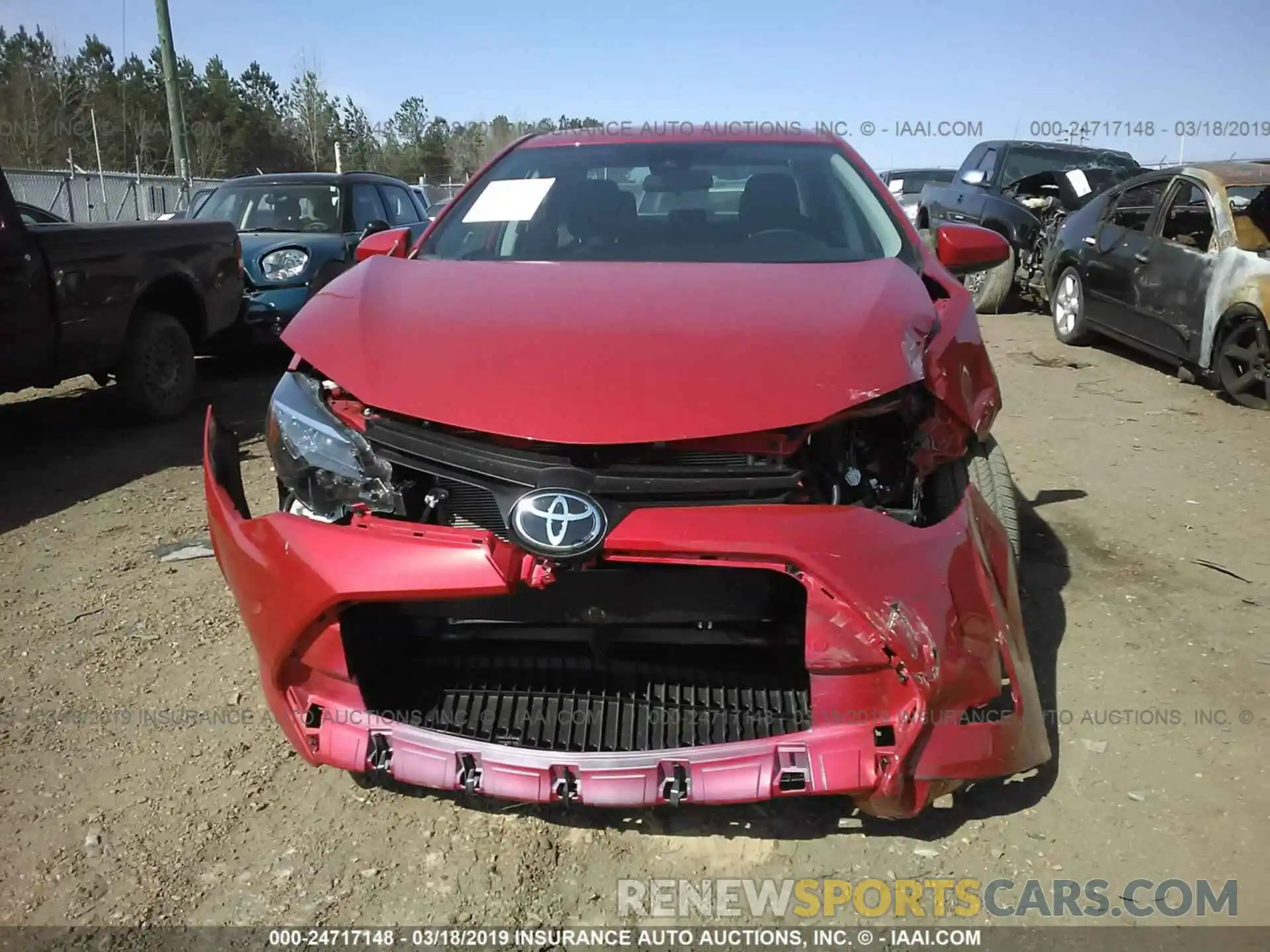 6 Photograph of a damaged car 5YFBURHE8KP925586 TOYOTA COROLLA 2019