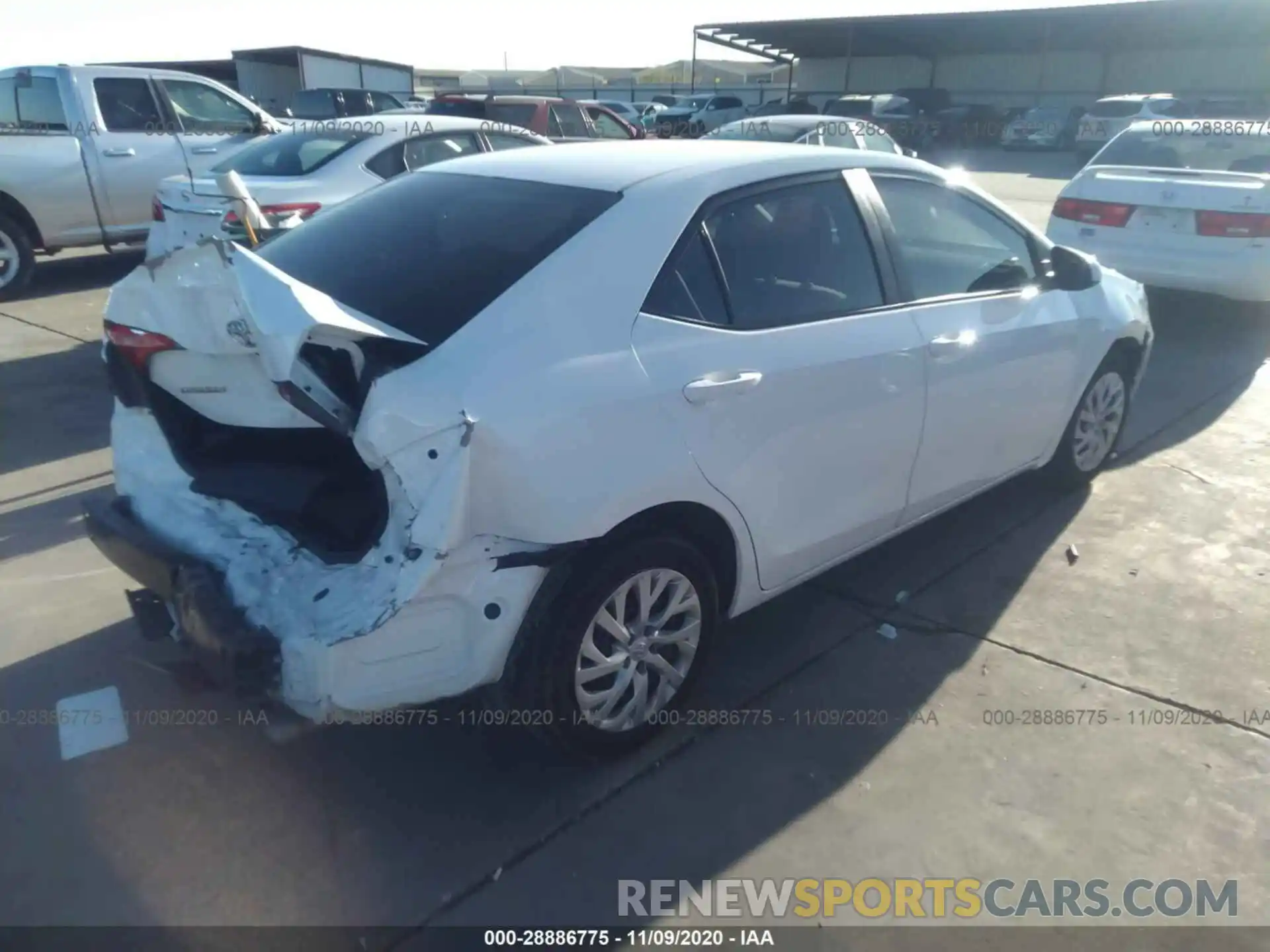 4 Photograph of a damaged car 5YFBURHE8KP926950 TOYOTA COROLLA 2019