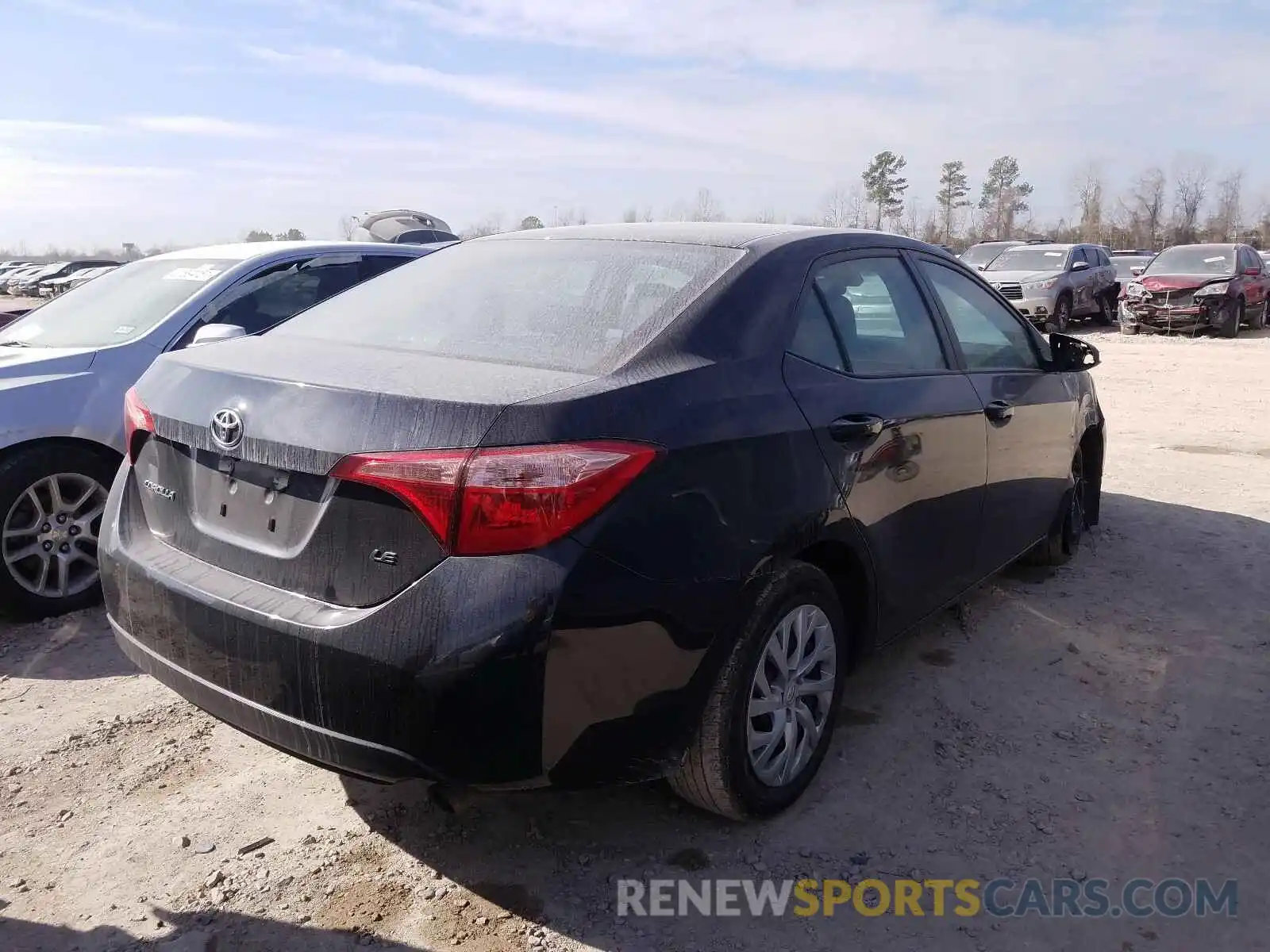 4 Photograph of a damaged car 5YFBURHE8KP926995 TOYOTA COROLLA 2019