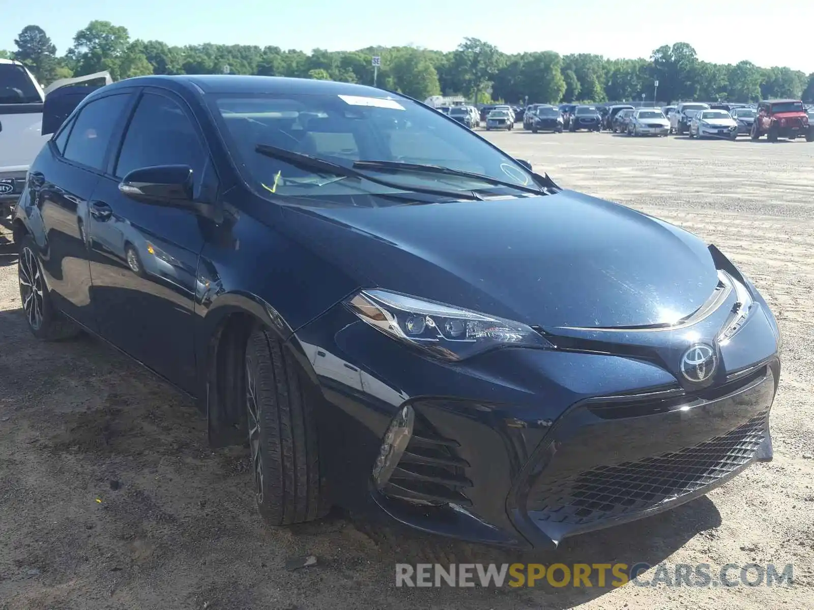 1 Photograph of a damaged car 5YFBURHE8KP927080 TOYOTA COROLLA 2019