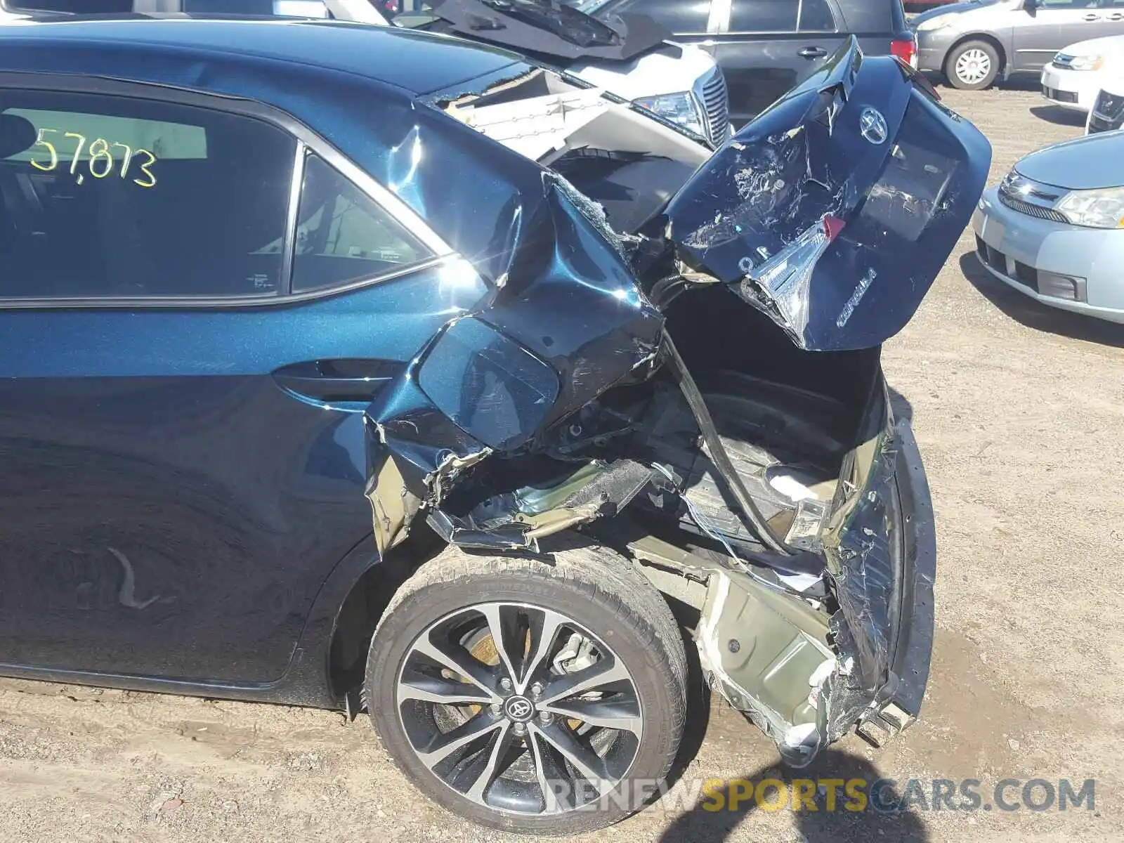 8 Photograph of a damaged car 5YFBURHE8KP927080 TOYOTA COROLLA 2019