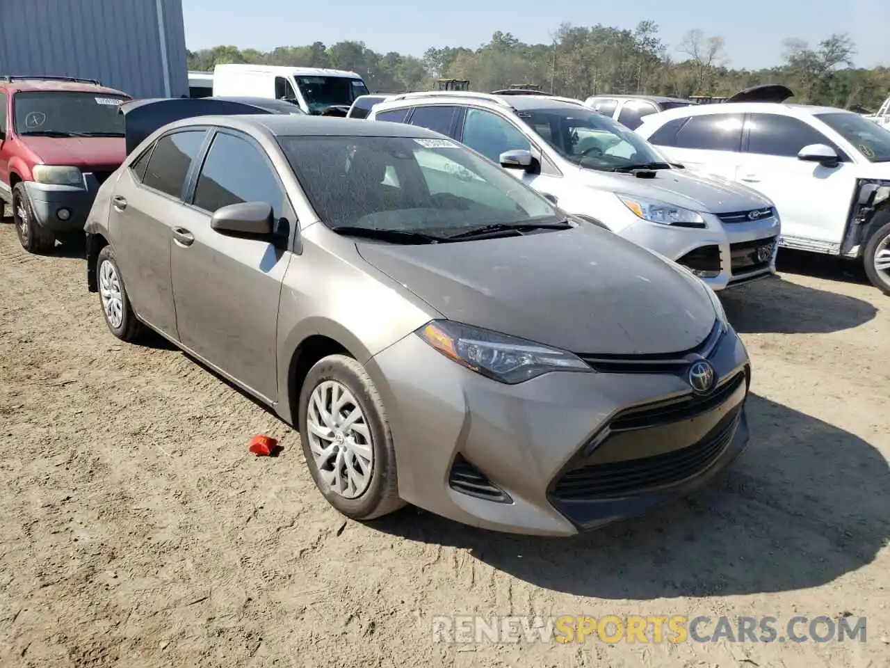 1 Photograph of a damaged car 5YFBURHE8KP927211 TOYOTA COROLLA 2019