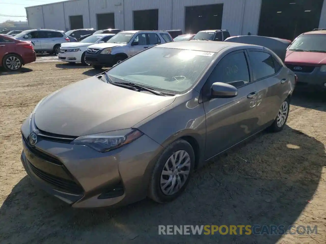 2 Photograph of a damaged car 5YFBURHE8KP927211 TOYOTA COROLLA 2019