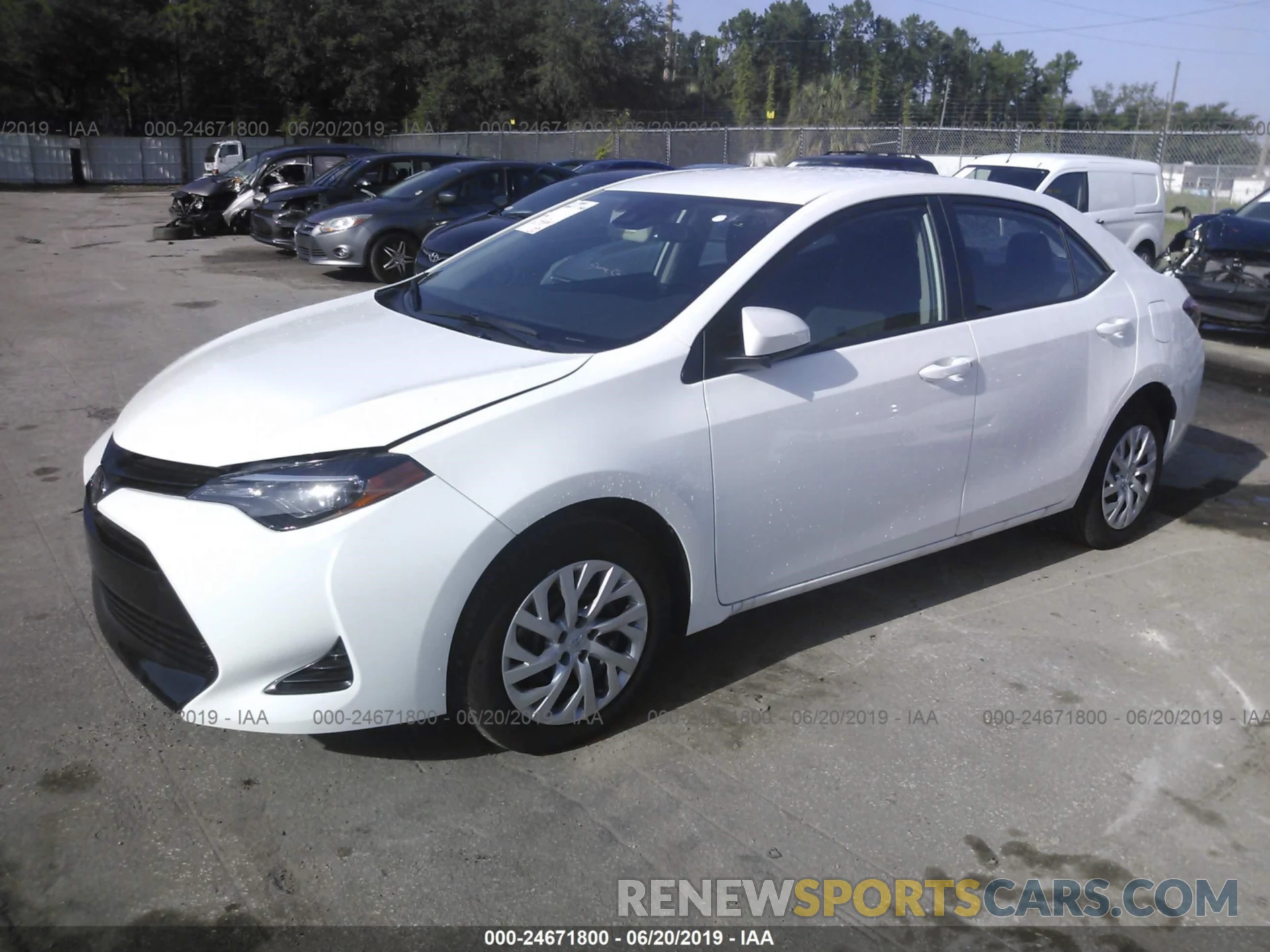 2 Photograph of a damaged car 5YFBURHE8KP927452 TOYOTA COROLLA 2019