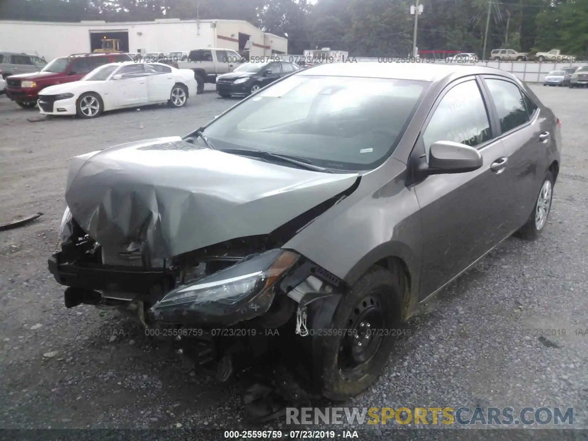 2 Photograph of a damaged car 5YFBURHE8KP927550 TOYOTA COROLLA 2019