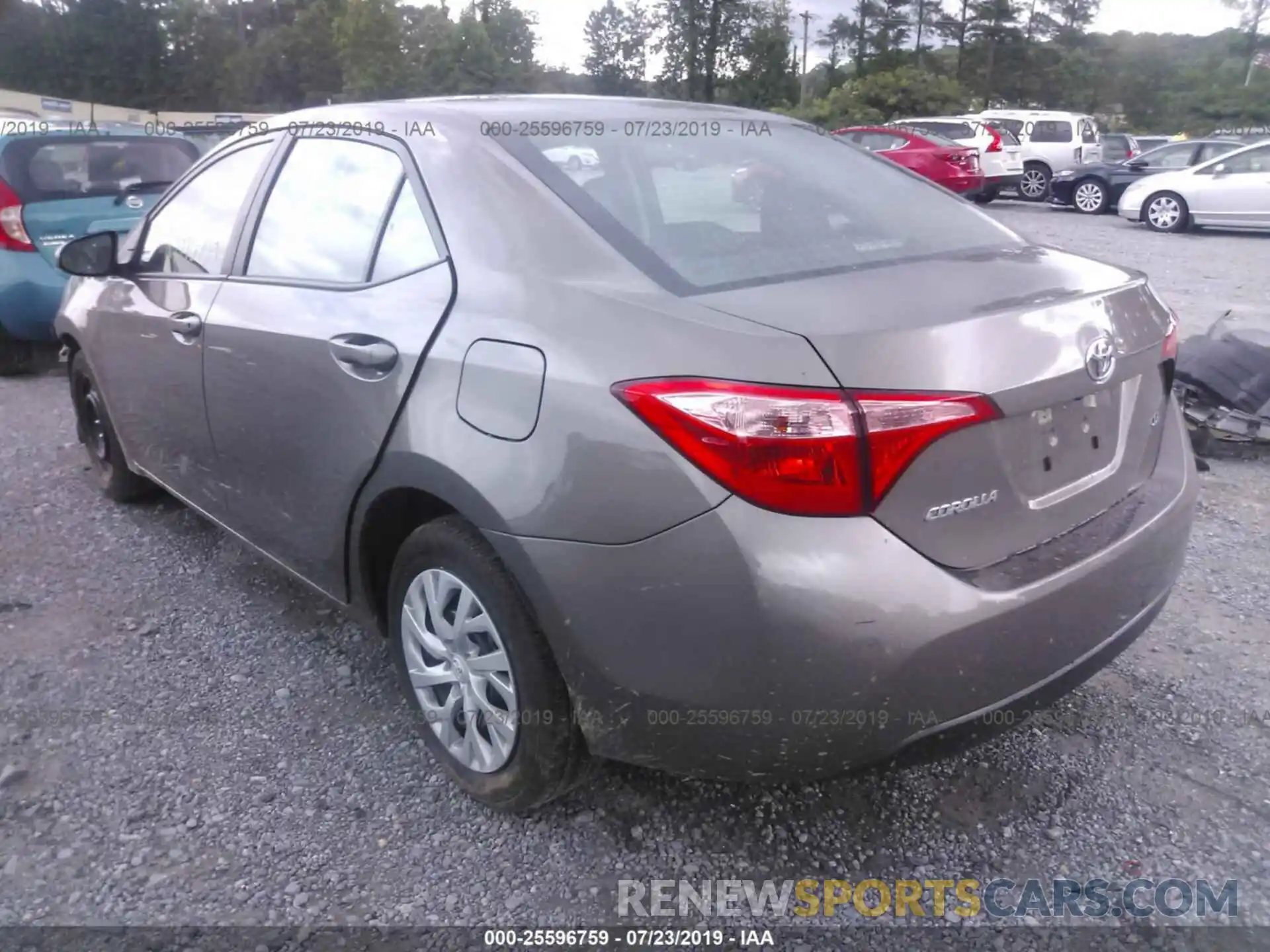 3 Photograph of a damaged car 5YFBURHE8KP927550 TOYOTA COROLLA 2019