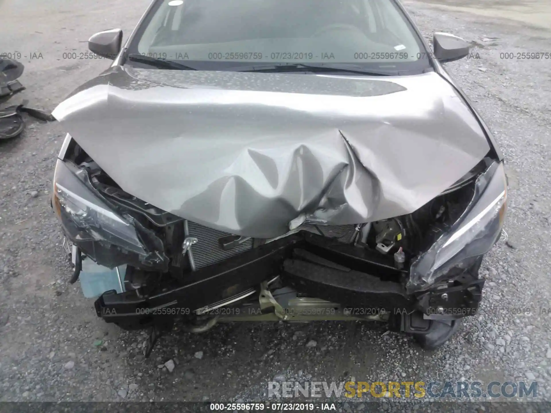 6 Photograph of a damaged car 5YFBURHE8KP927550 TOYOTA COROLLA 2019