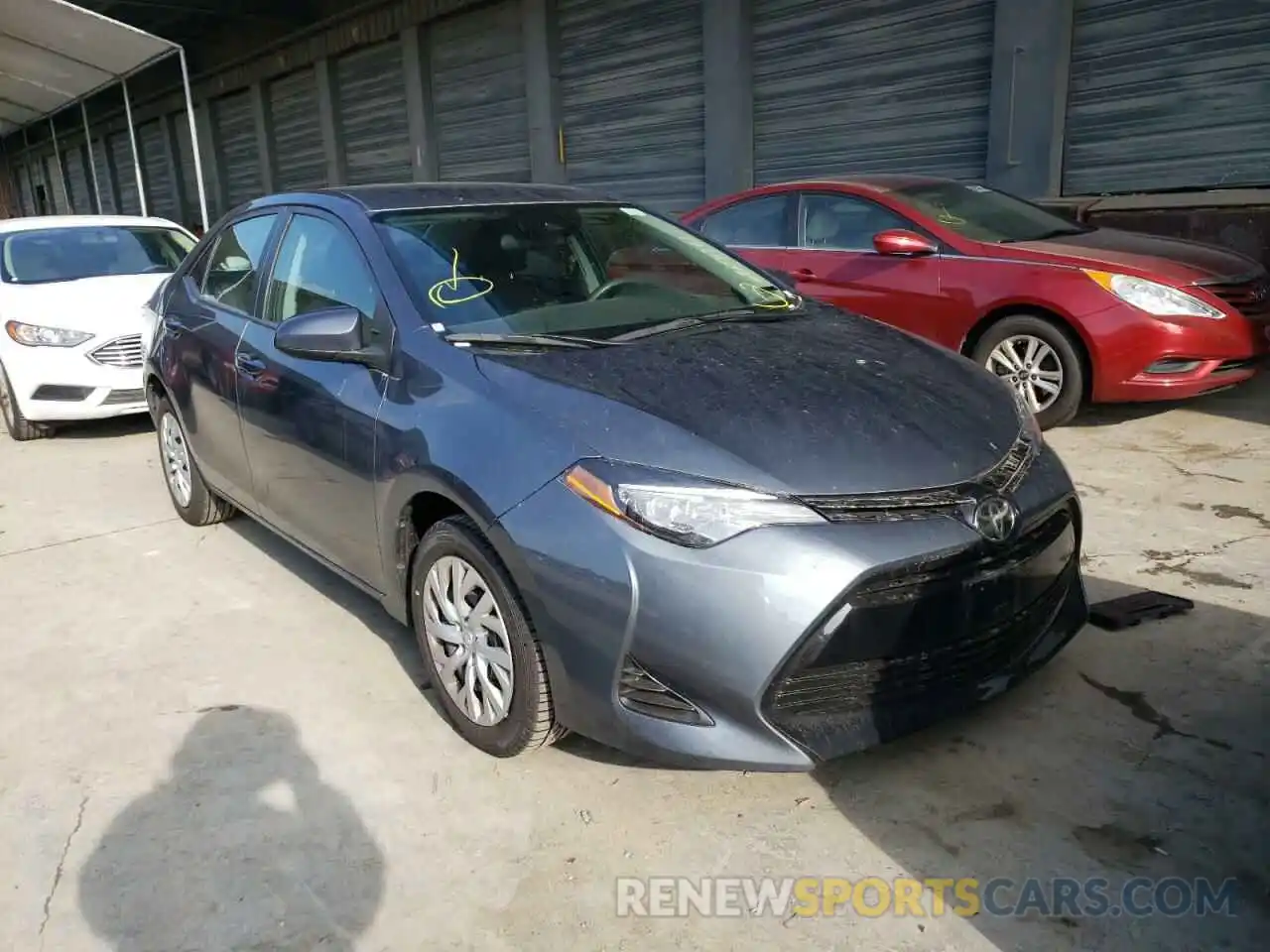 1 Photograph of a damaged car 5YFBURHE8KP927726 TOYOTA COROLLA 2019