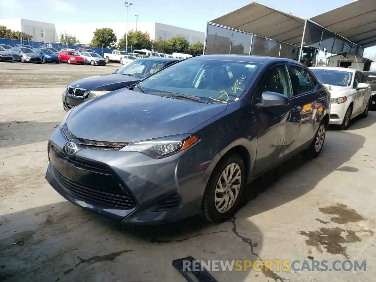 2 Photograph of a damaged car 5YFBURHE8KP927726 TOYOTA COROLLA 2019