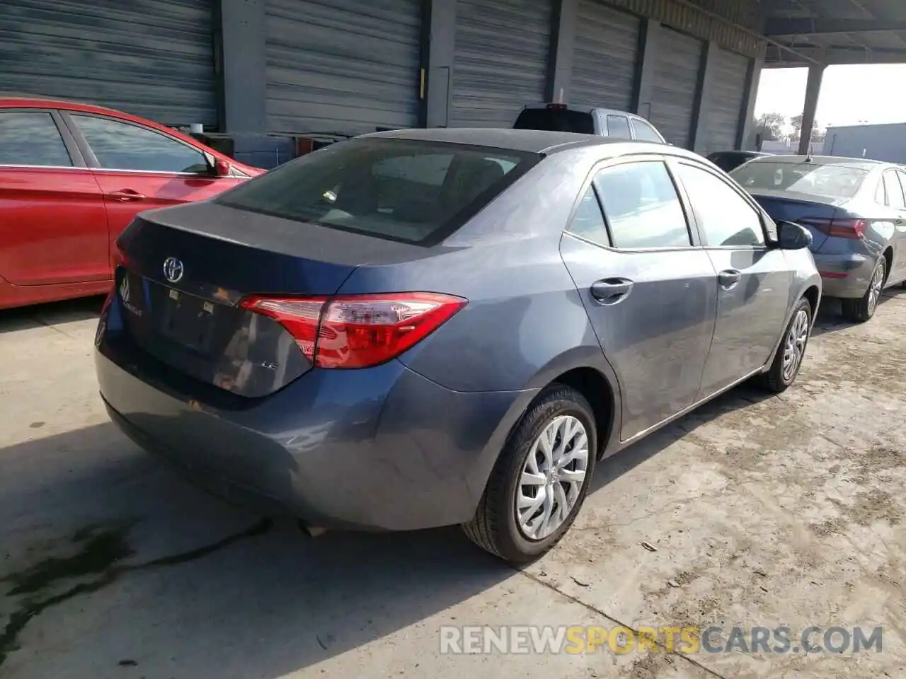 4 Photograph of a damaged car 5YFBURHE8KP927726 TOYOTA COROLLA 2019