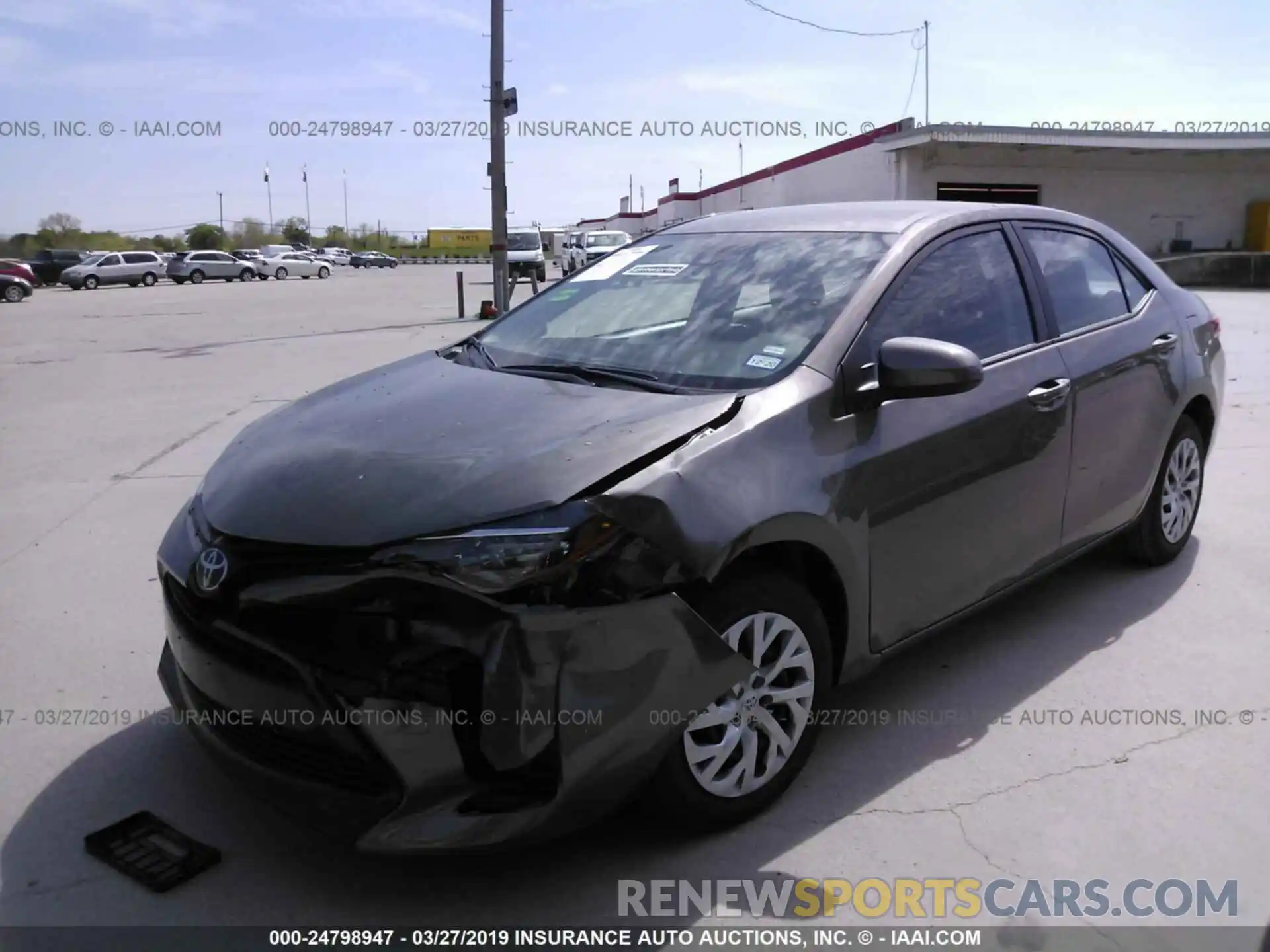 2 Photograph of a damaged car 5YFBURHE8KP927824 TOYOTA COROLLA 2019