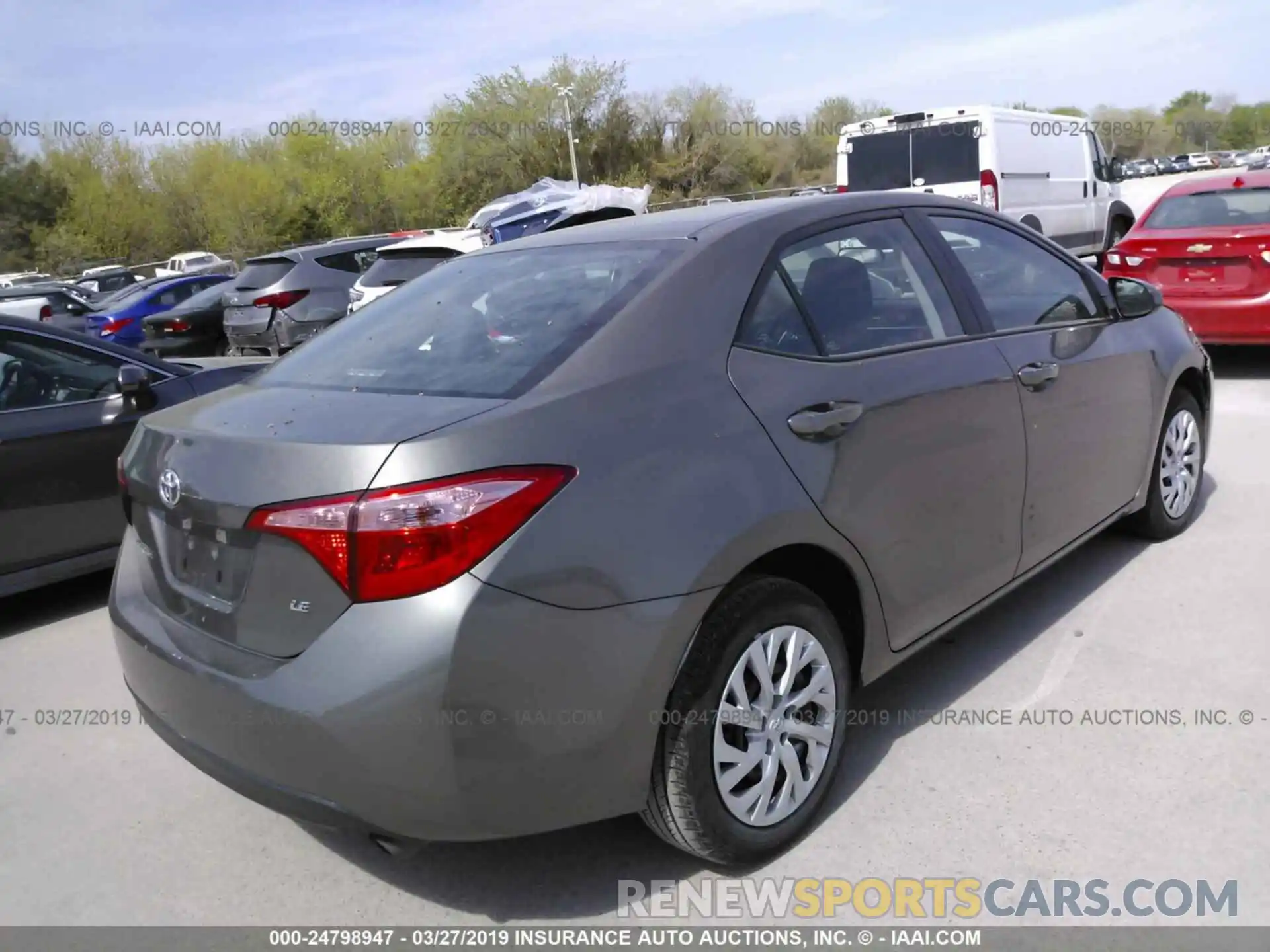 4 Photograph of a damaged car 5YFBURHE8KP927824 TOYOTA COROLLA 2019