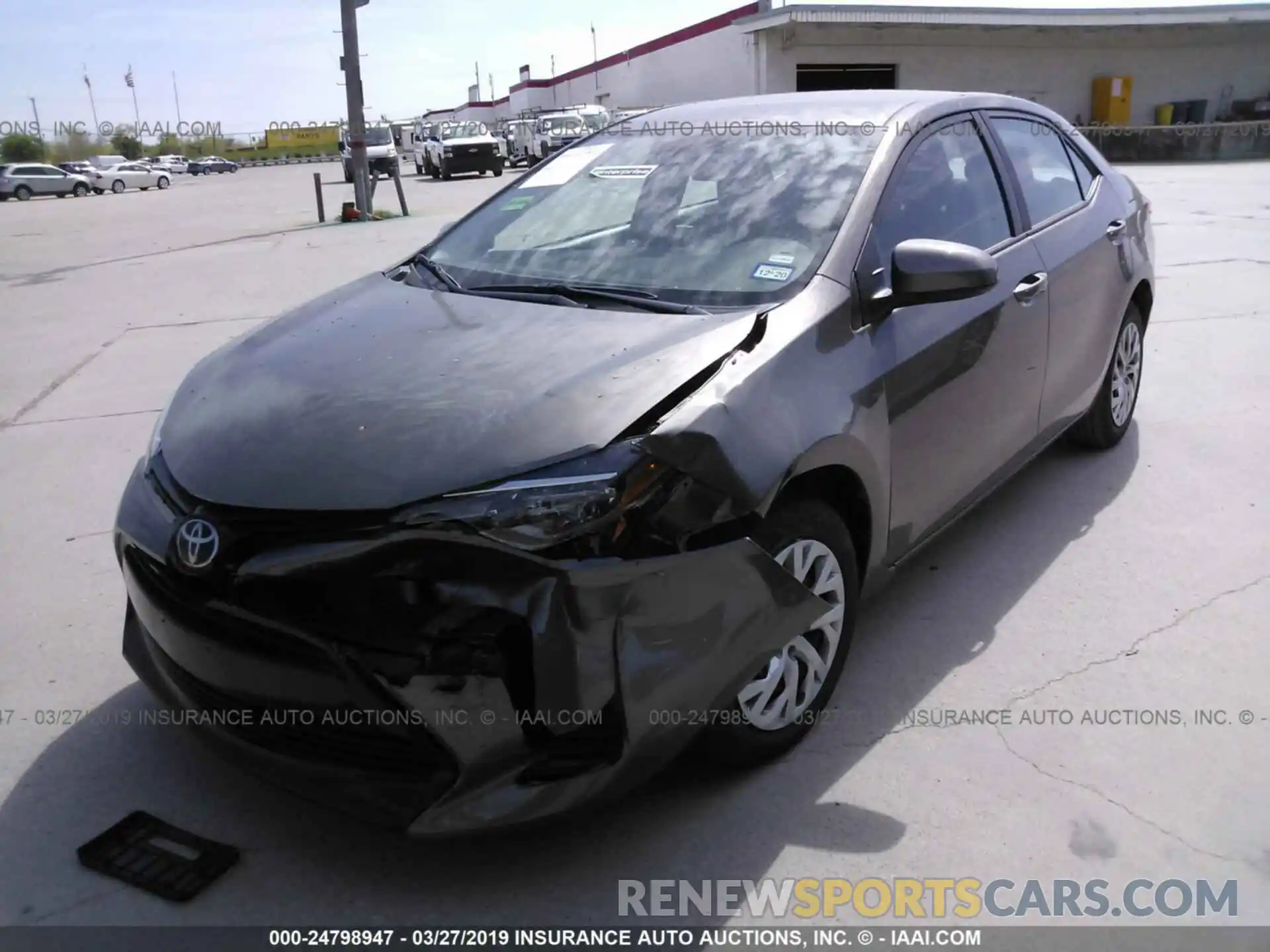 6 Photograph of a damaged car 5YFBURHE8KP927824 TOYOTA COROLLA 2019