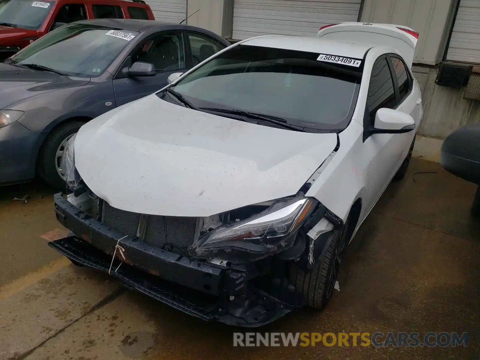 2 Photograph of a damaged car 5YFBURHE8KP927869 TOYOTA COROLLA 2019