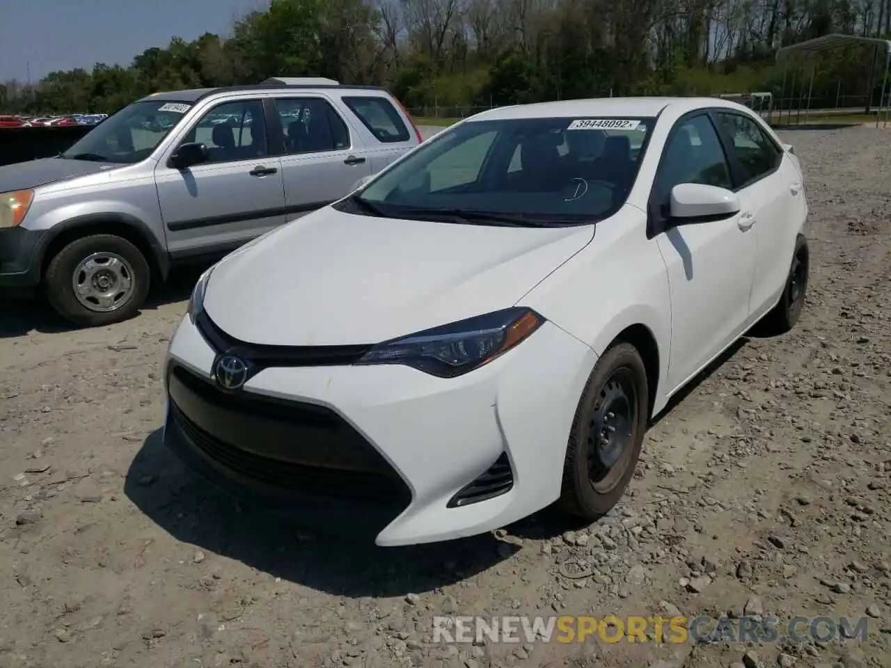 2 Photograph of a damaged car 5YFBURHE8KP927984 TOYOTA COROLLA 2019